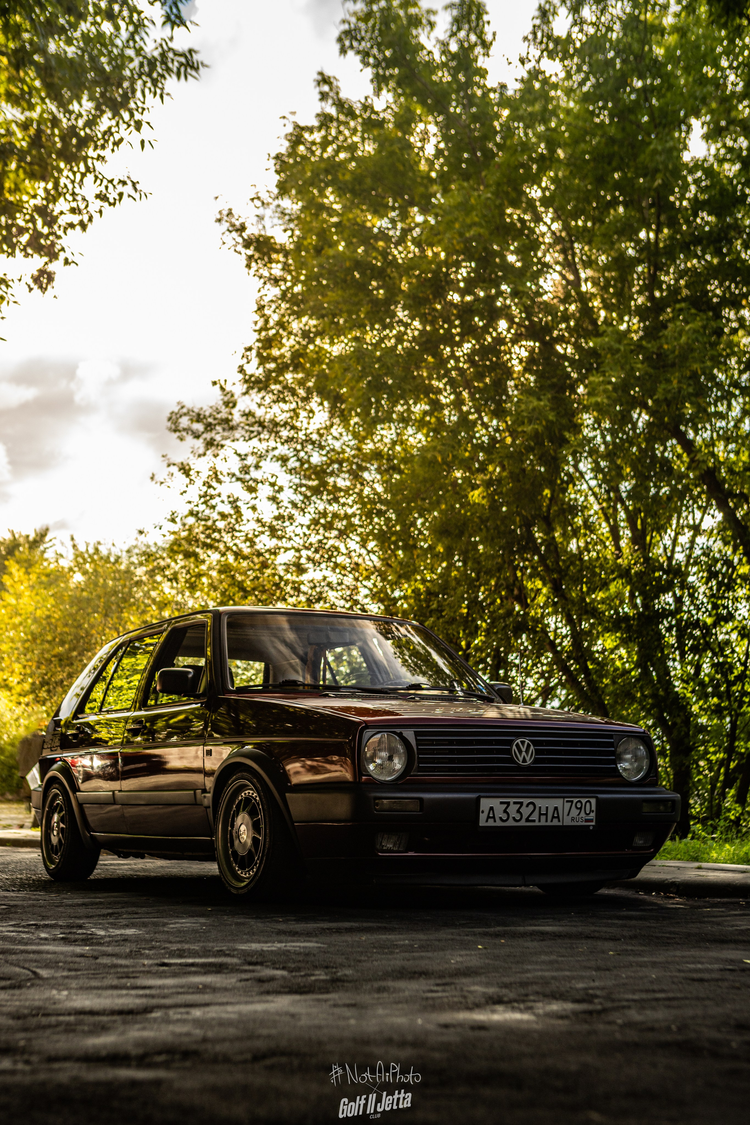 Фотосессия VW Golf 2. #NotAiPhoto — автомобильный фотограф