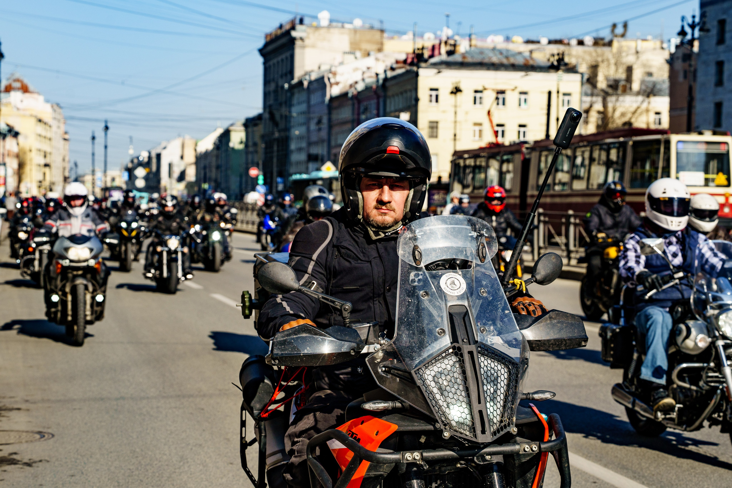 Прохват мотоклуба Norman Riders ч.1. Концертный и репортажный фотограф в Санкт-Петербурге Слава Пахомов