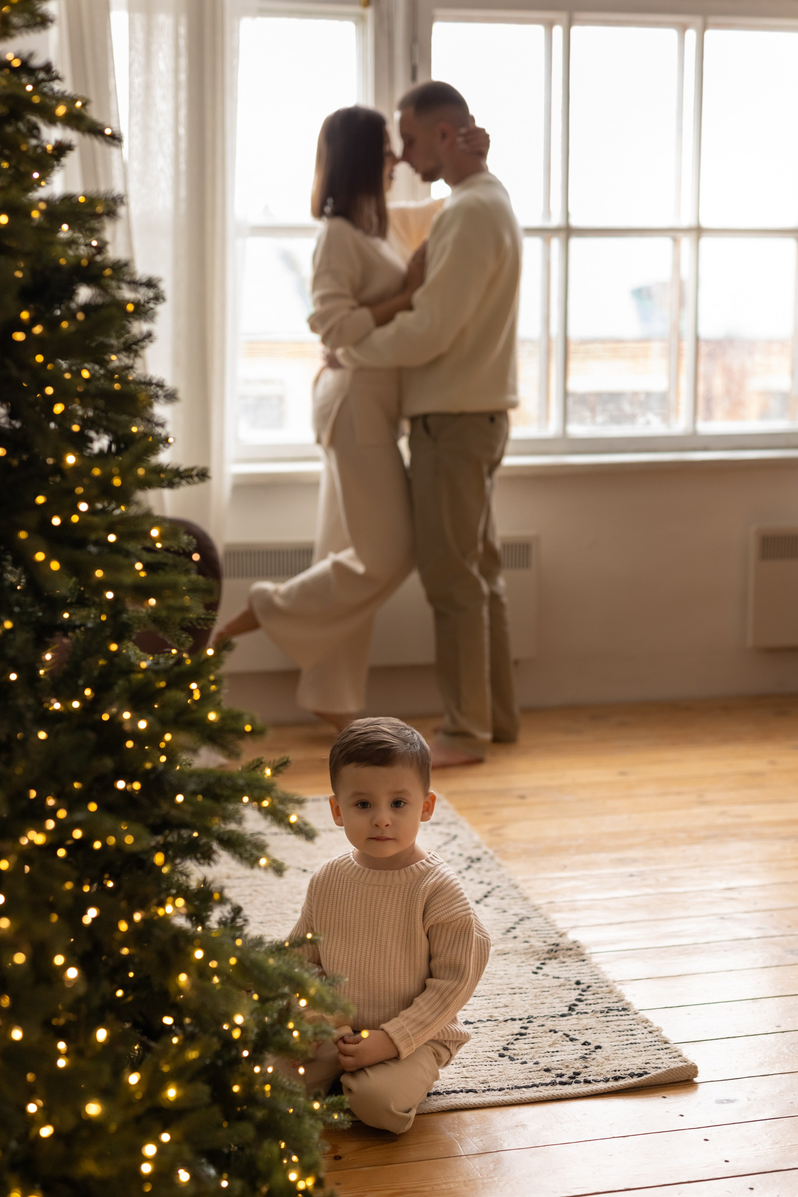 Папа, мама и сынок (студийная). Семейный и детский фотограф в Краснодаре Элона Литвинова