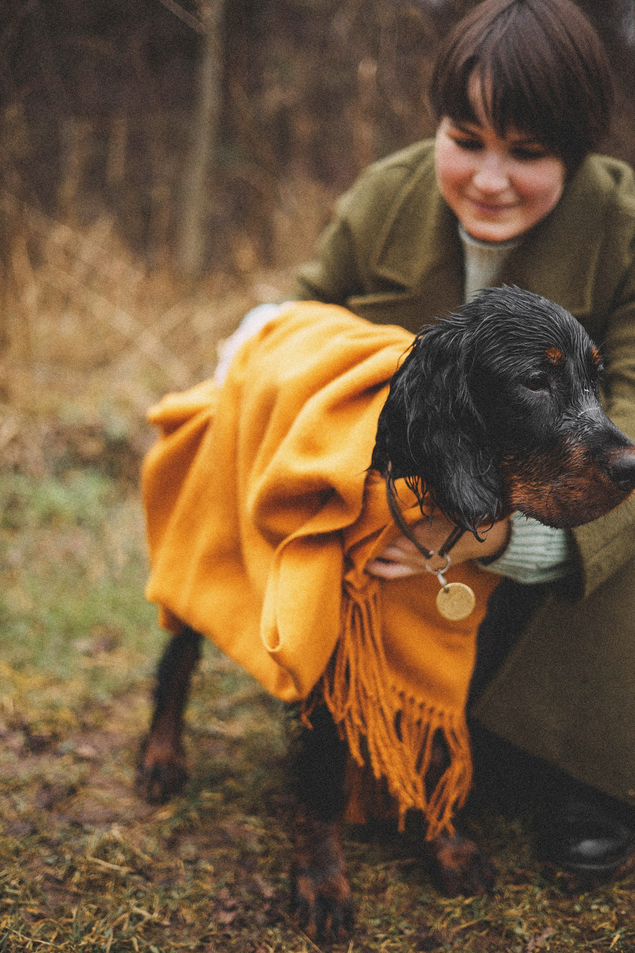 Даша, Глеб, Барс и Бруно. Фотограф-анималист Богданова Полина