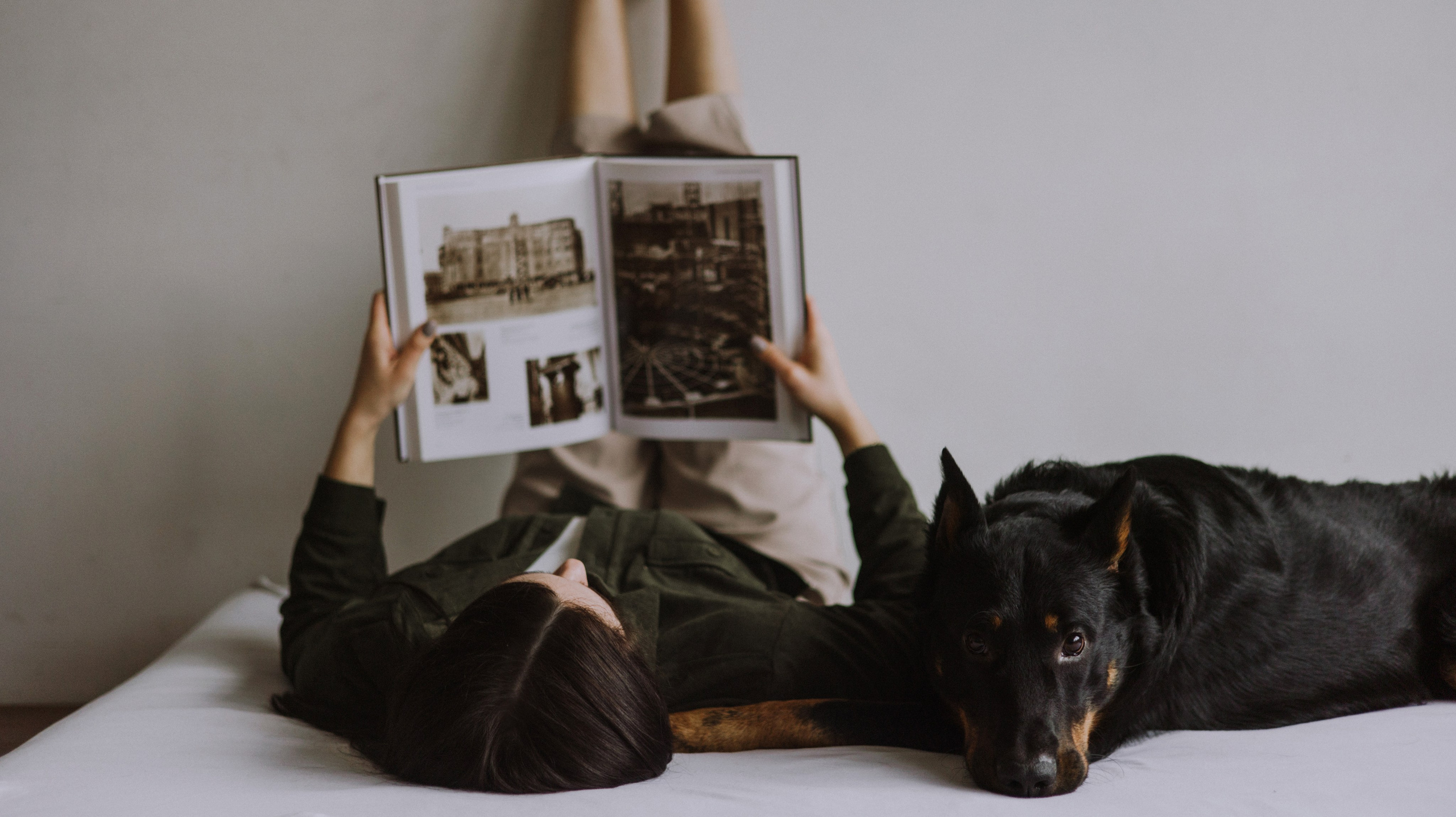 Полина и Зевс. Фотограф-анималист Богданова Полина