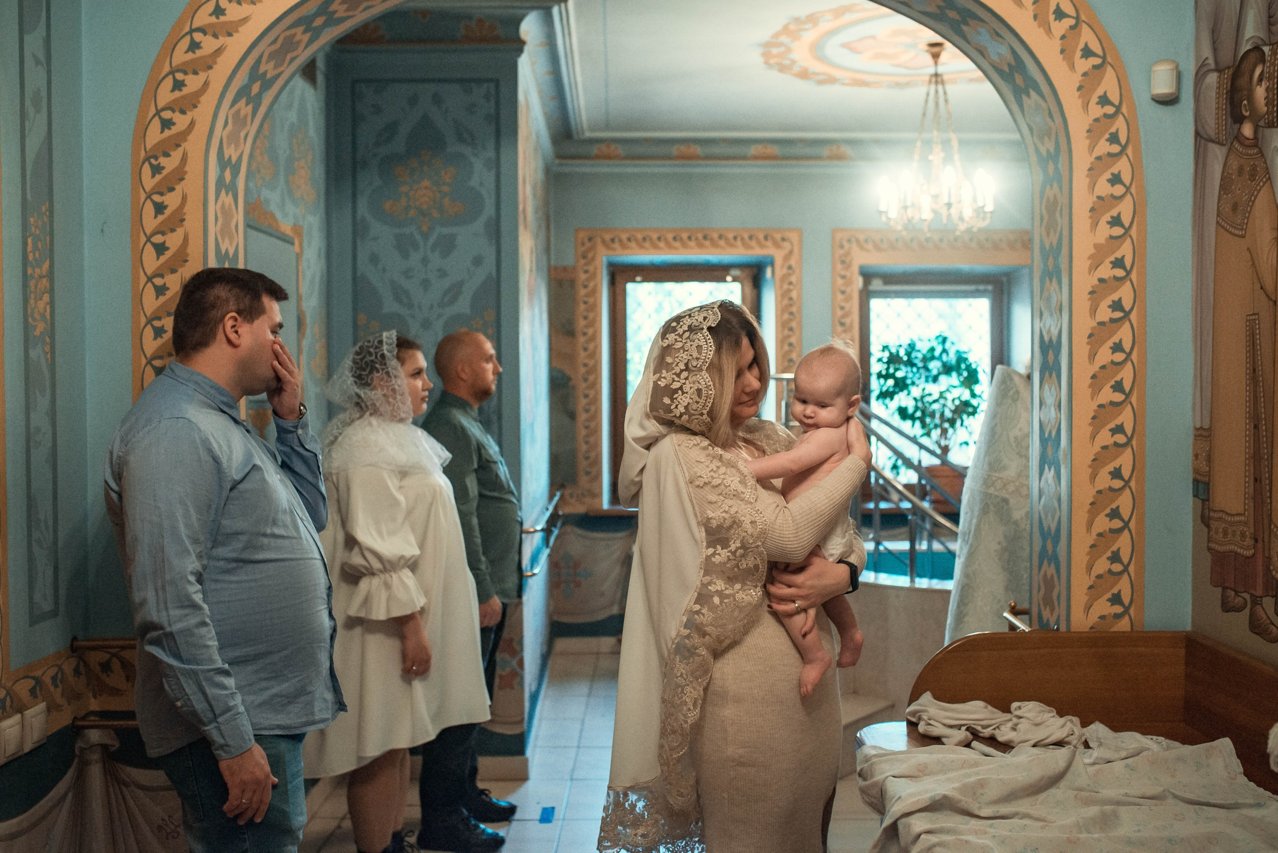 Крещение Екатерины в Троицком соборе Саратова. Фотограф на крещение в Саратове Марина Грушина