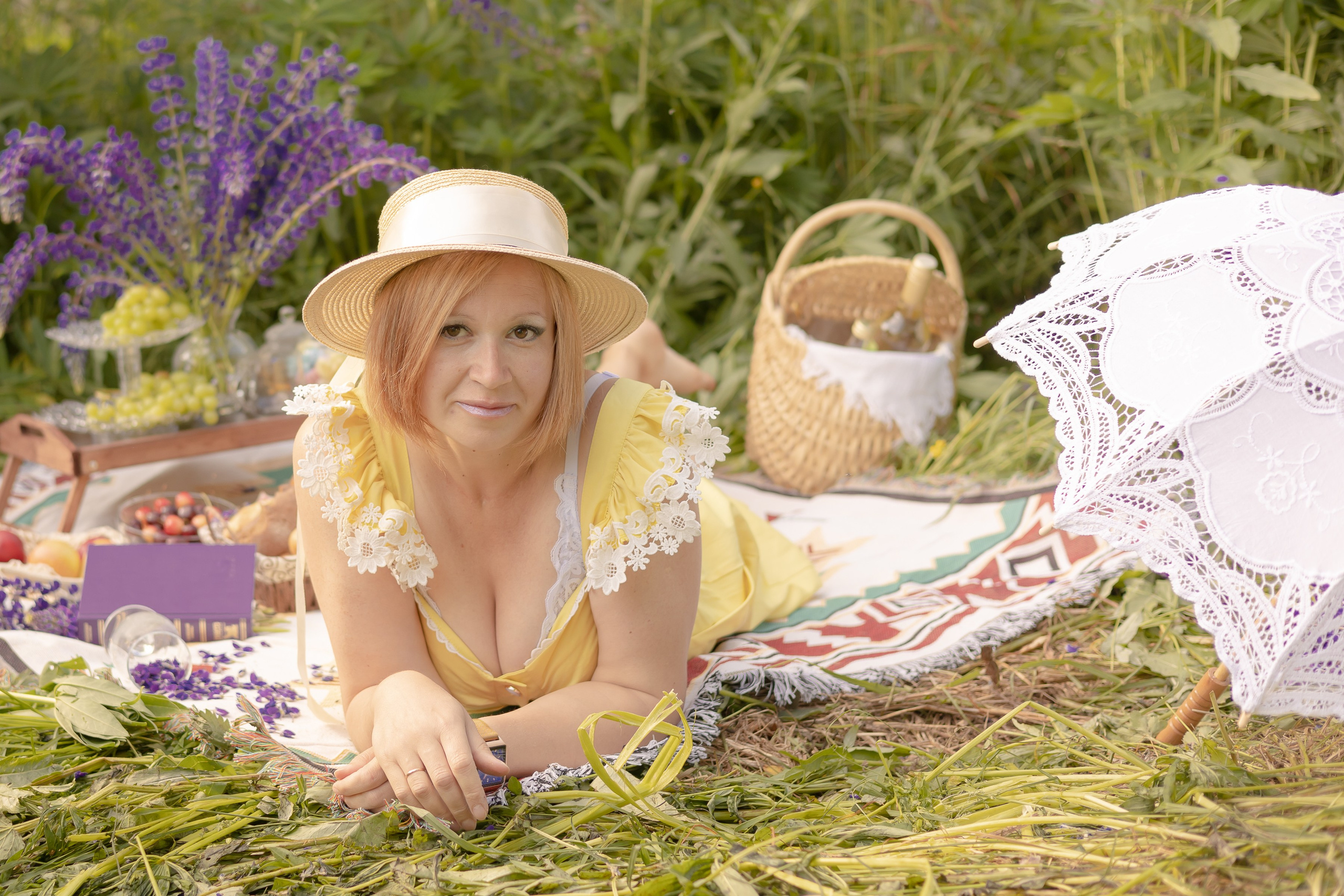 Фотосъемка в люпинах