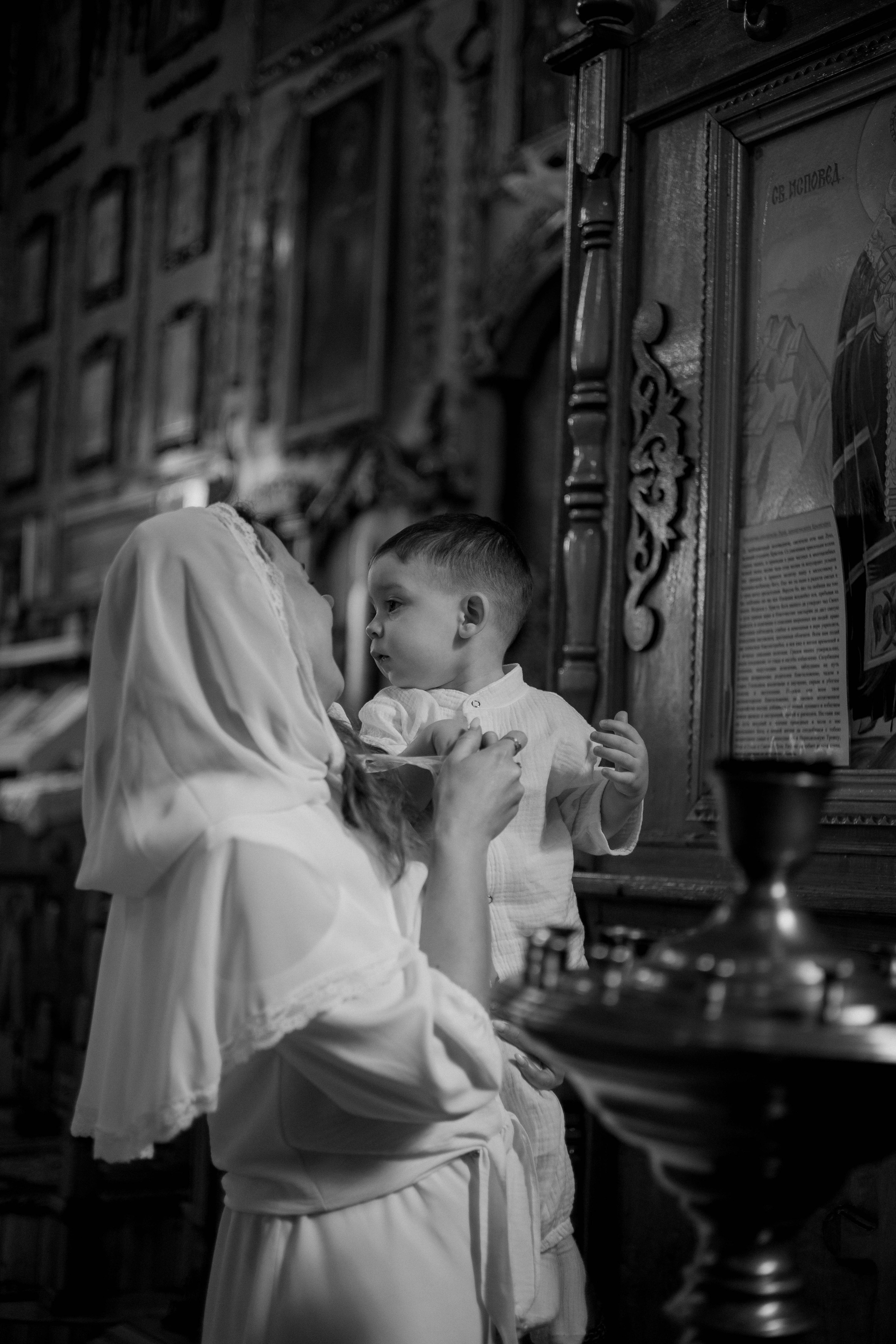 Таинство крещения Тимофея. Фотограф Марина Александрова