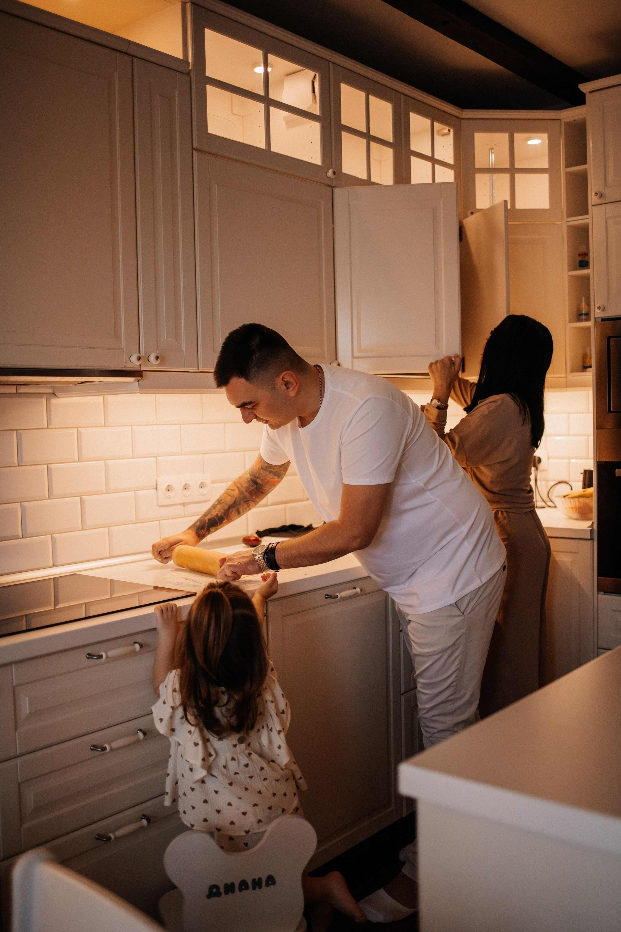 Домашняя фотосессия на кухне. Фотограф Алия Танцыкужина