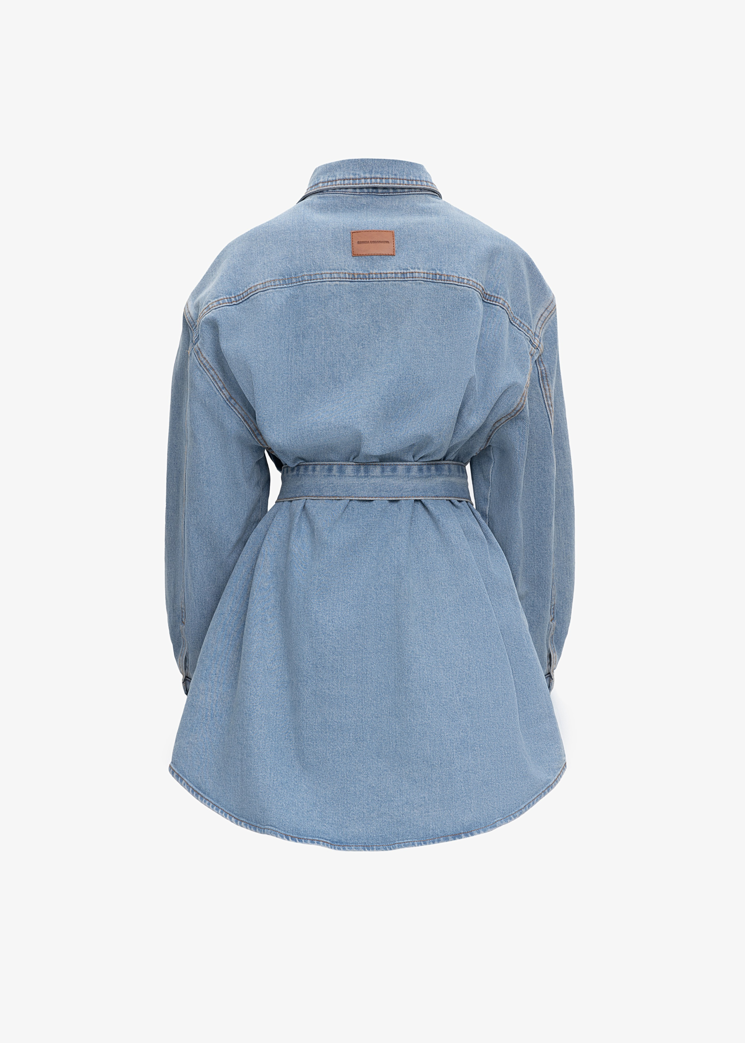 Съемка джинсовой рубашки на манекене для каталога на сайт бренда 