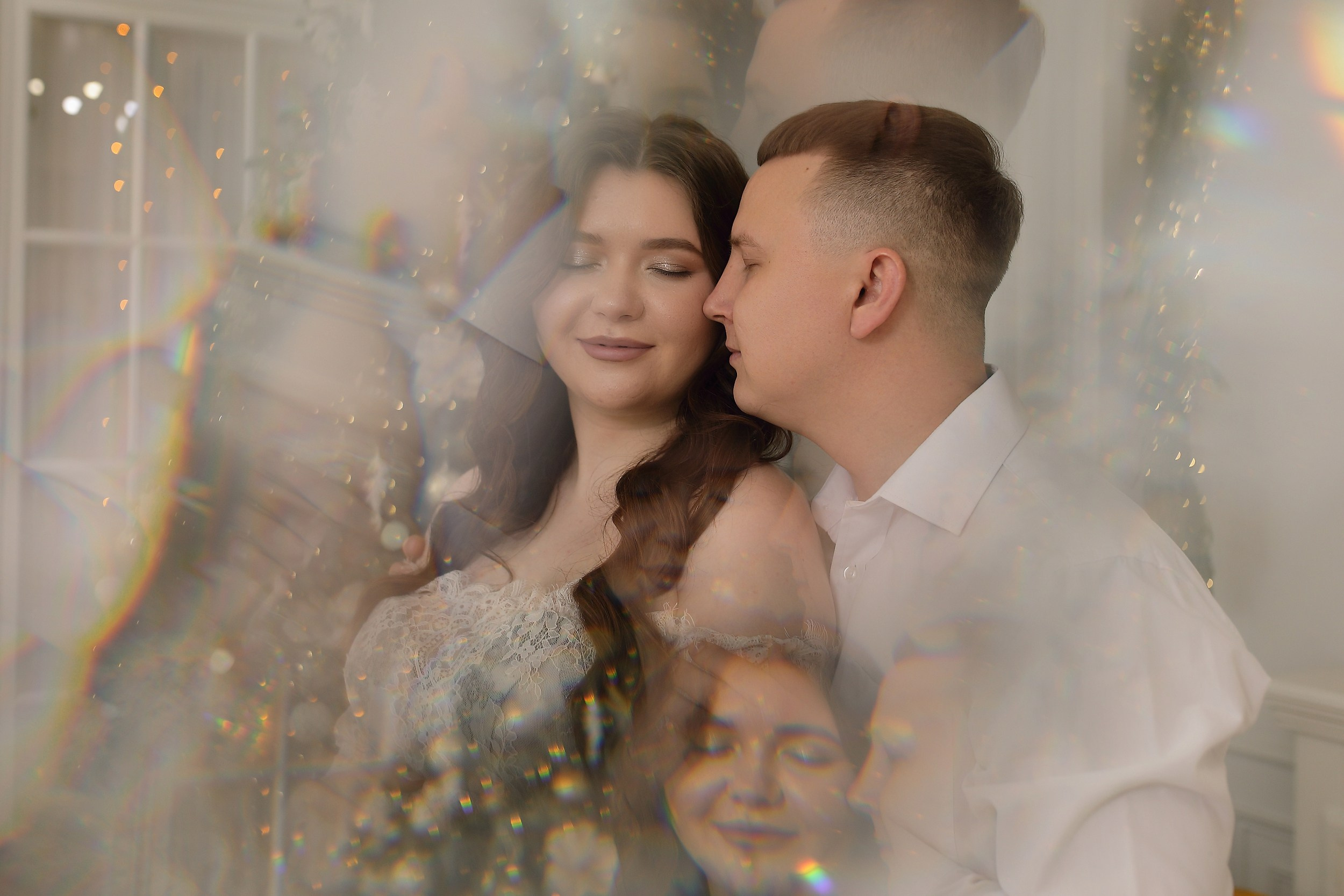 фото через кристалл