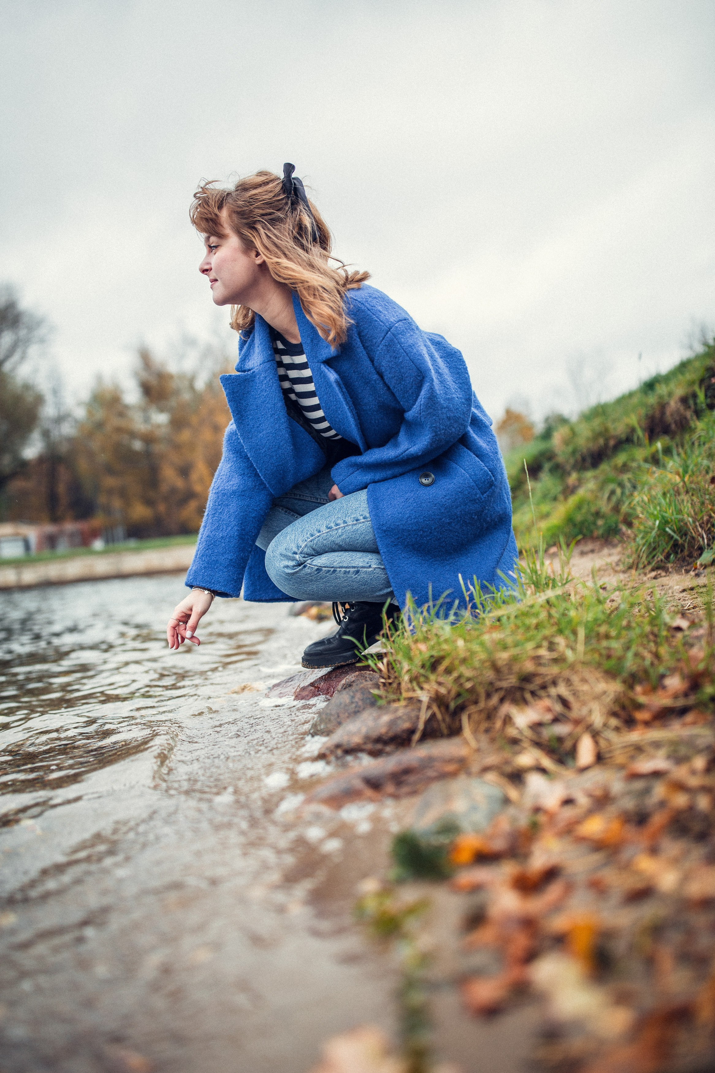 Осенняя прогулка Анны в Кусково. Фотограф — Евгений Свистков
