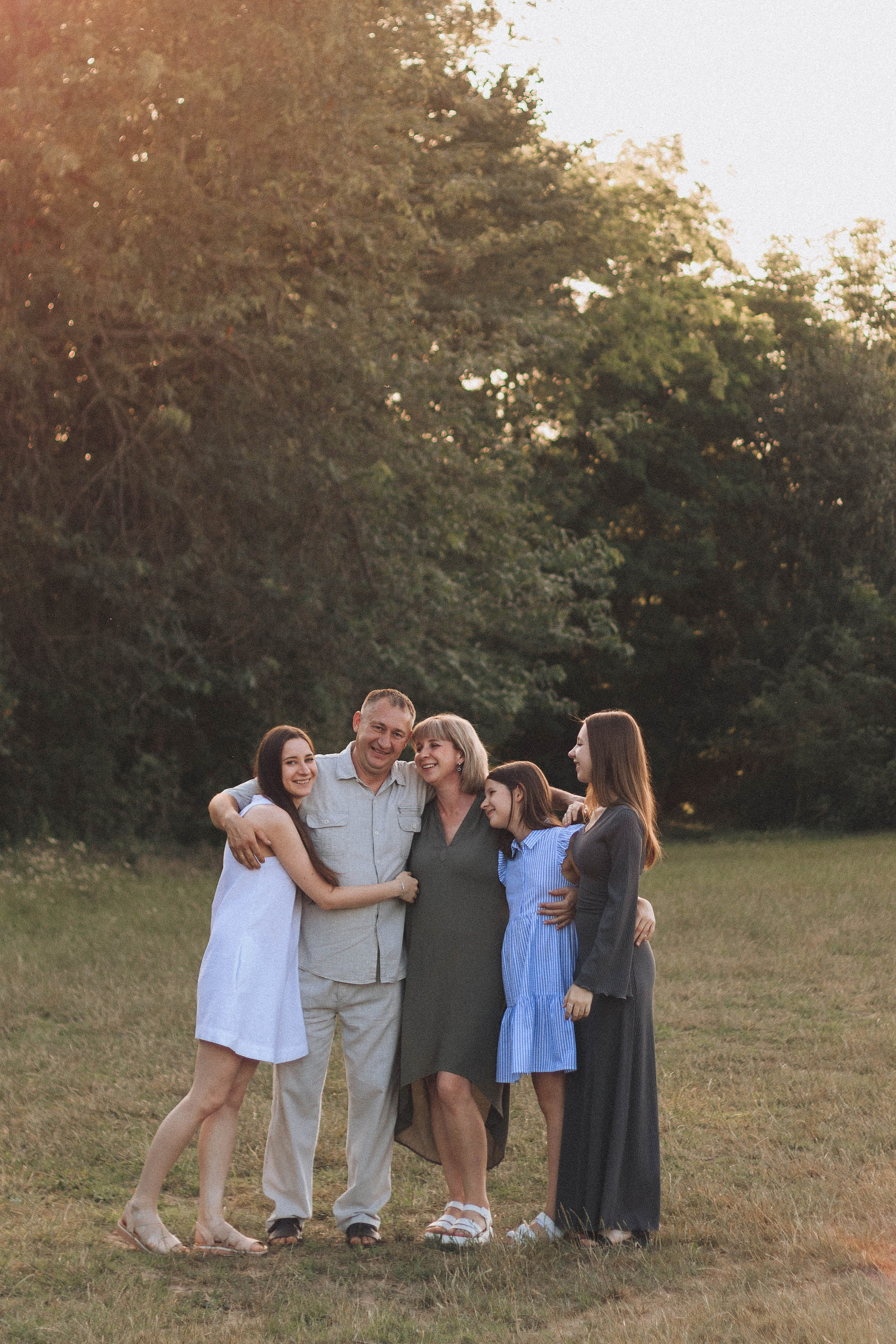 Дмитрий и Наталья с дочками. Фотограф в Краснодаре Ксения Мархинина