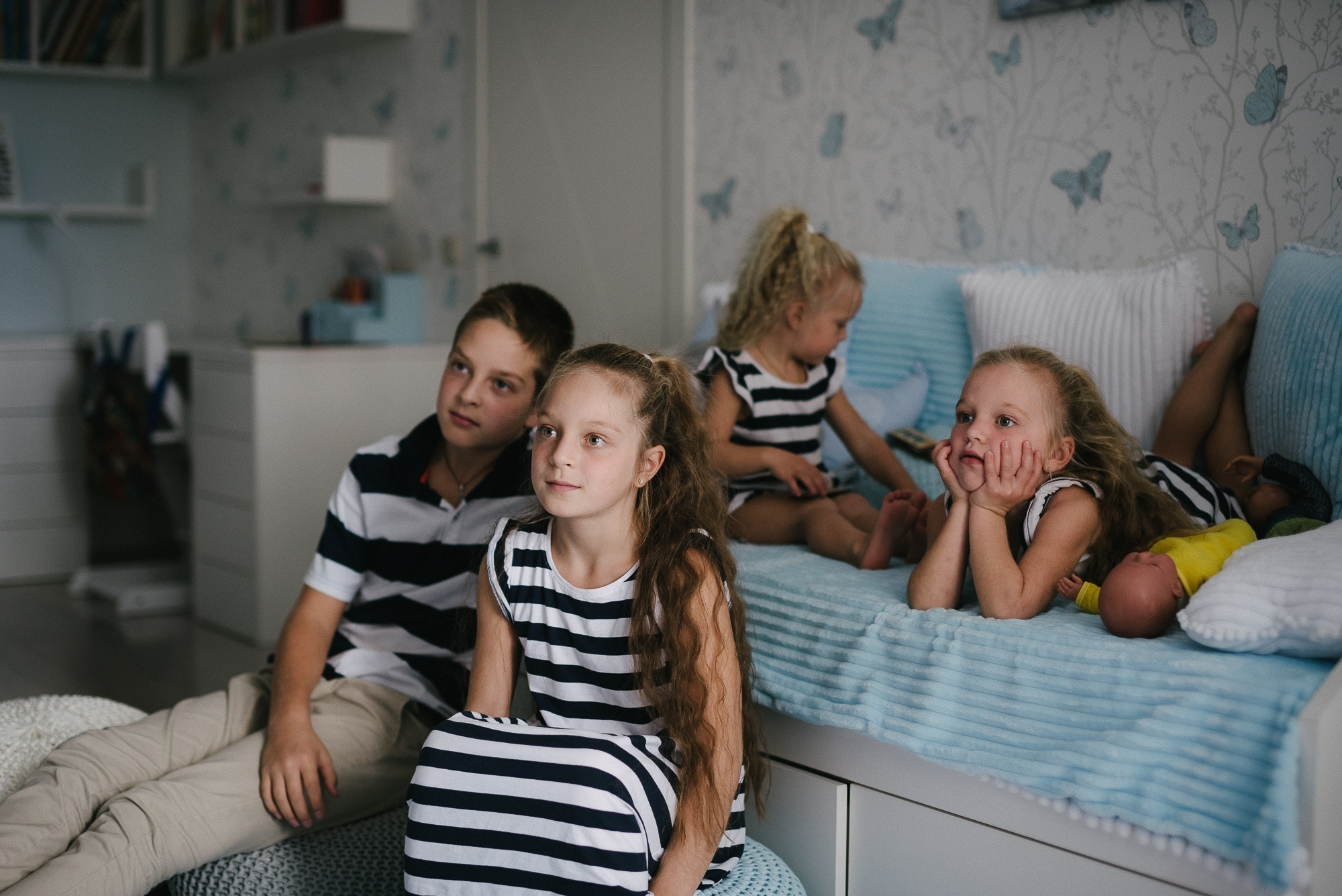 Большая семья в ожидании пятого чуда. Семейный и детский фотограф в Санкт-Петербурге Марина Сергеева