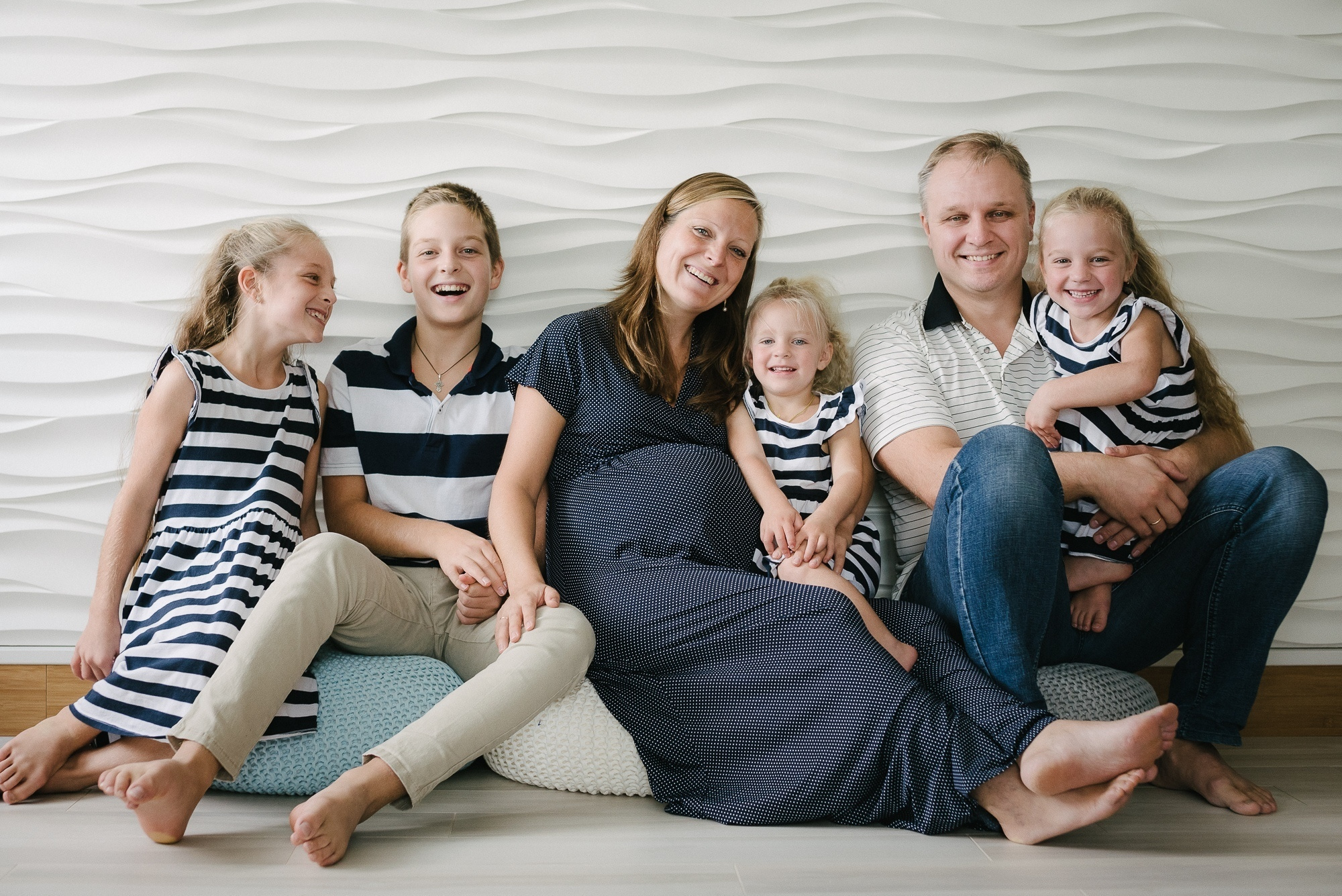 Большая семья в ожидании пятого чуда. Семейный и детский фотограф в Санкт-Петербурге Марина Сергеева