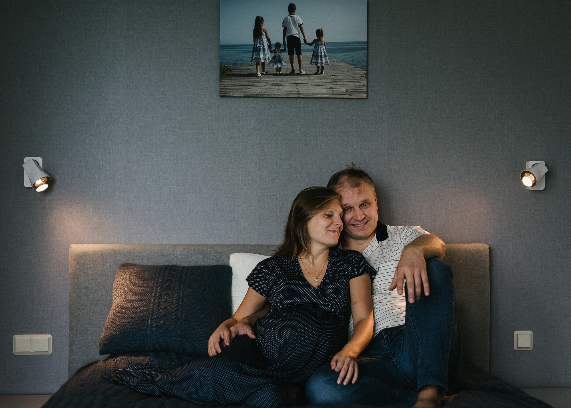 Большая семья в ожидании пятого чуда. Семейный и детский фотограф в Санкт-Петербурге Марина Сергеева