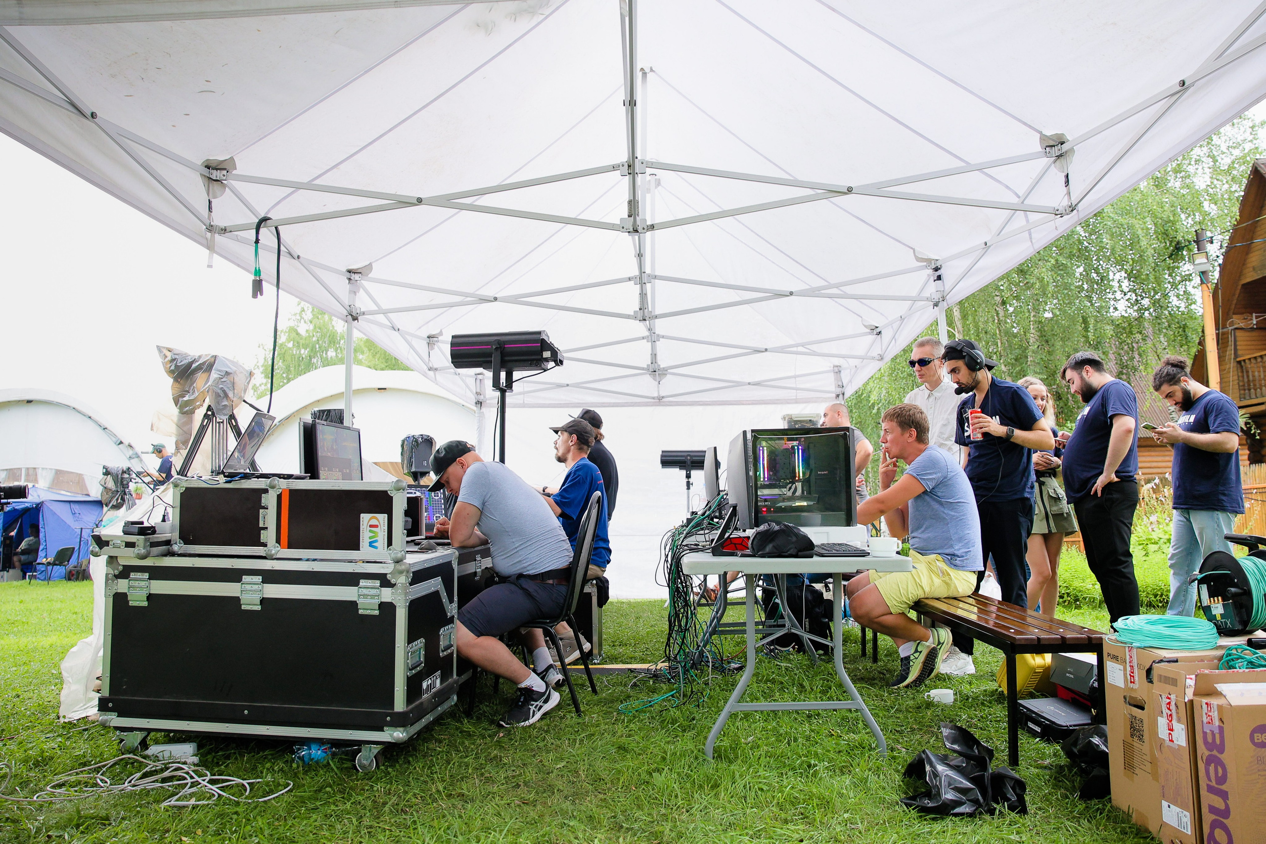 Backstage Чиж и Клава Кока. Фотограф Юрий Клим | Москва