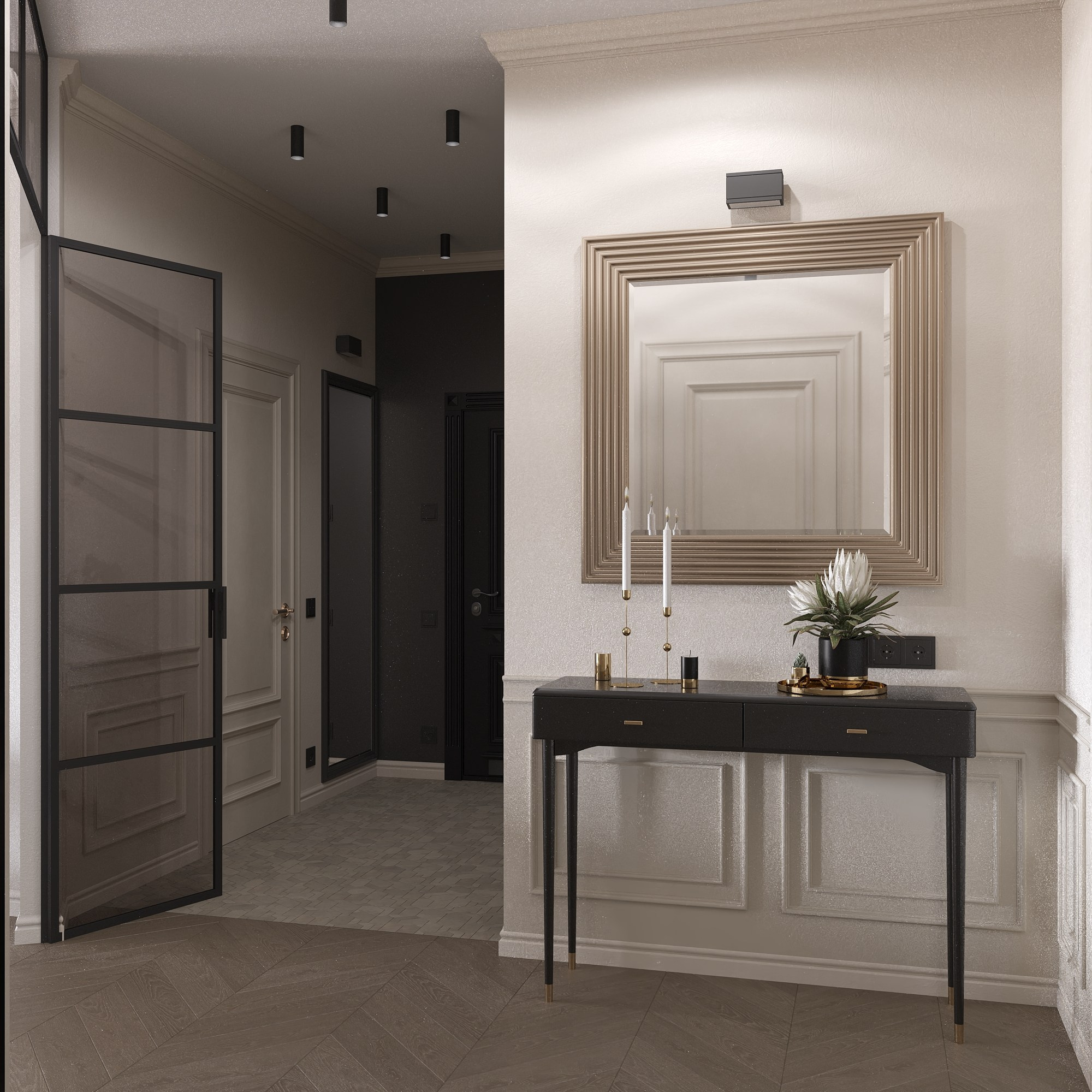 ЖК ELEVEN 82 м² на Лесопарковой. БК студия дизайна интерьера