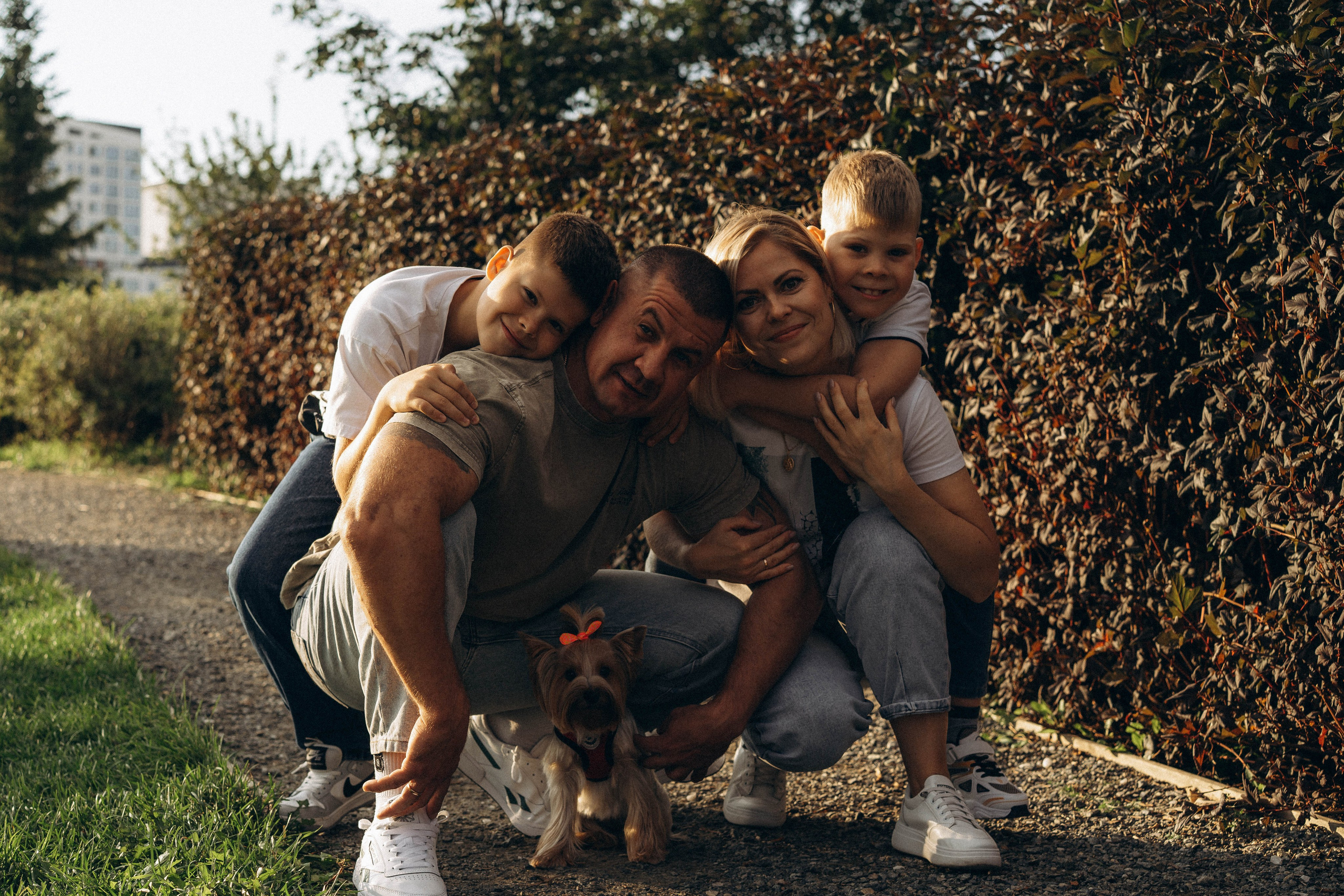 Семейная сьемка в парке. Фотограф Екатеринбург Кокшарова Александра