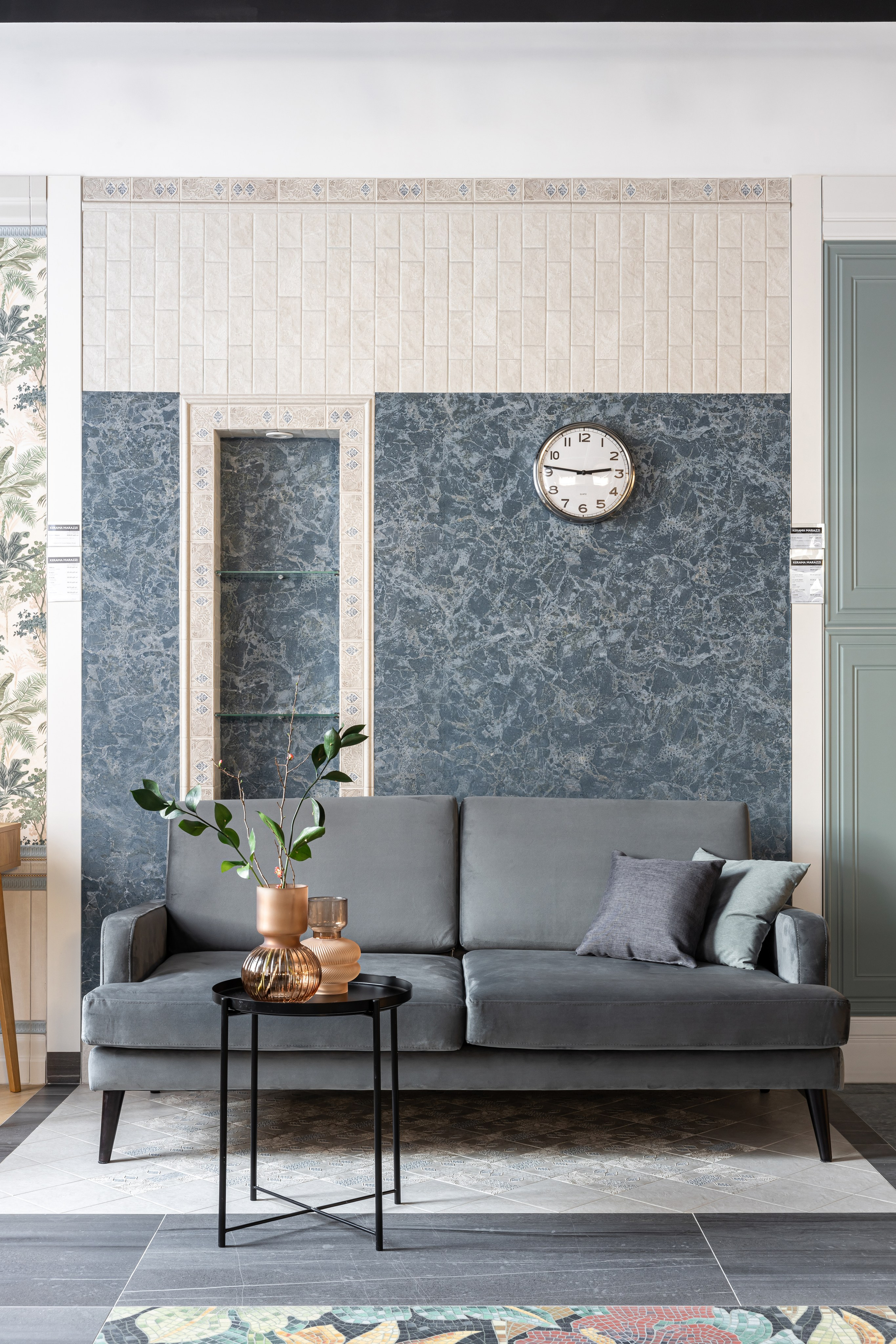 Флагманский магазин KERAMA MARAZZI, г. Киров. Дизайнер\стилист Анна Исупова. Иван Благушин. Интерьерный и архитектурный фотограф в Москве и Санкт-Петербурге