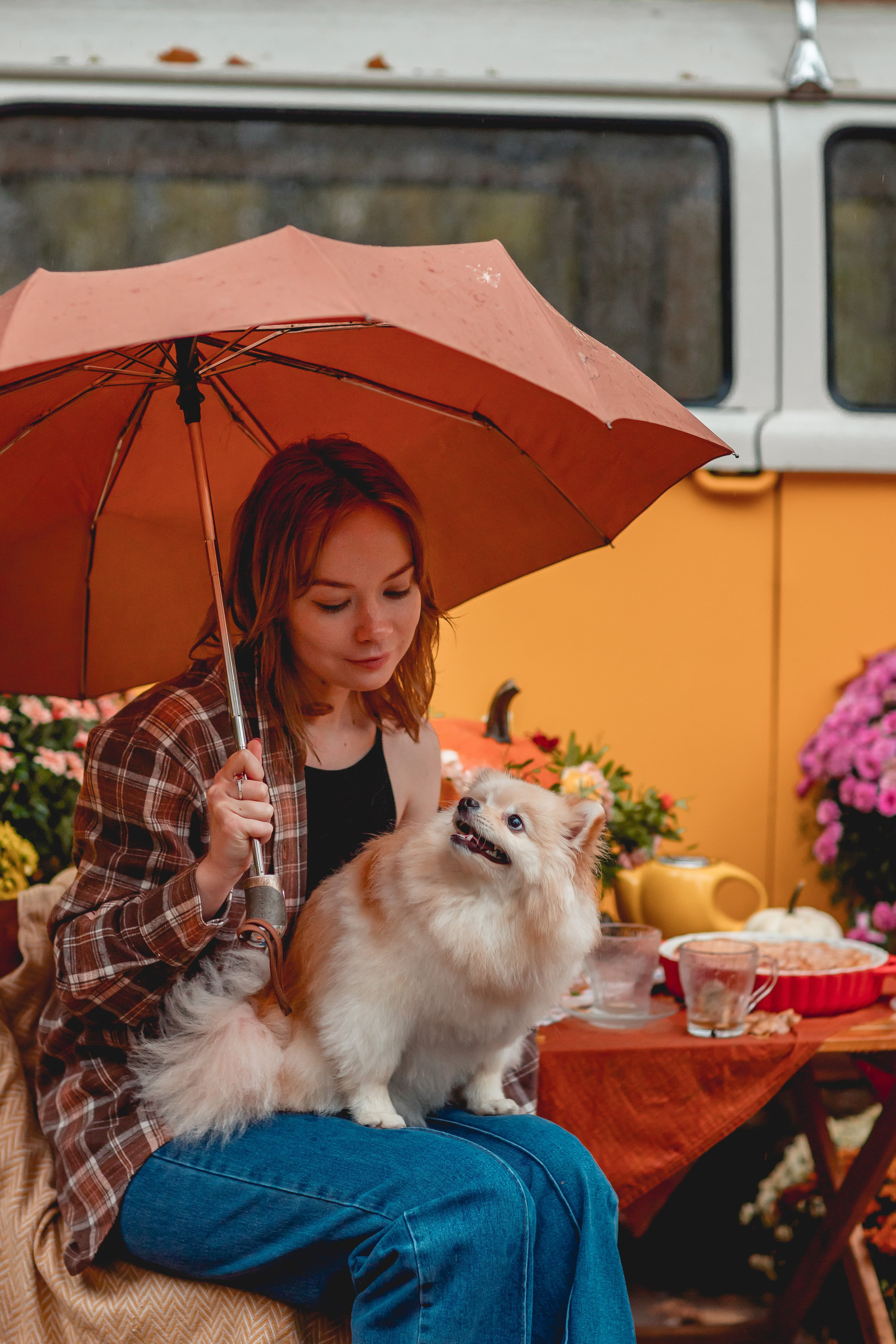 Ксения и Юки. Семейный фотограф анималист Мария Крючкова