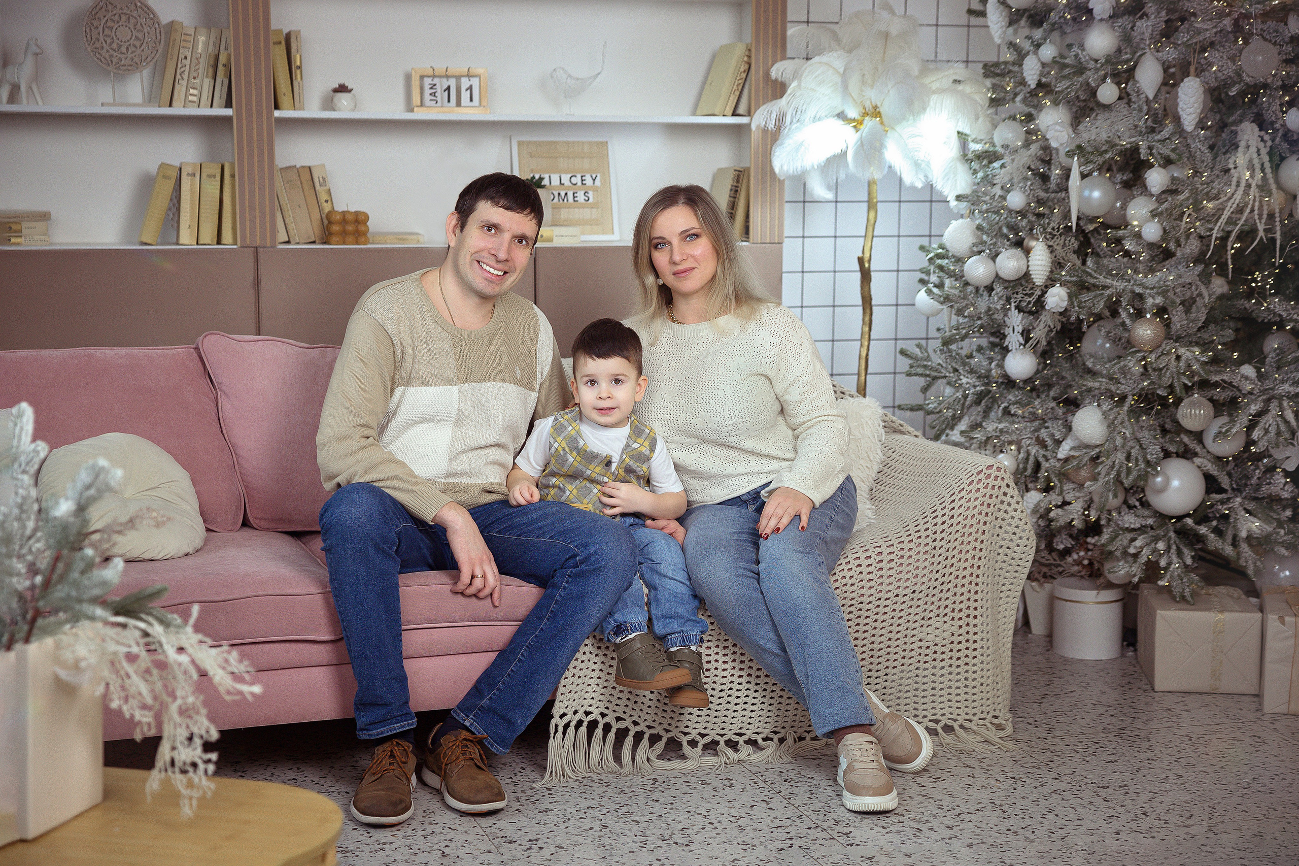 Галина, Денис и Серёжа. Фотограф на крещение и венчание