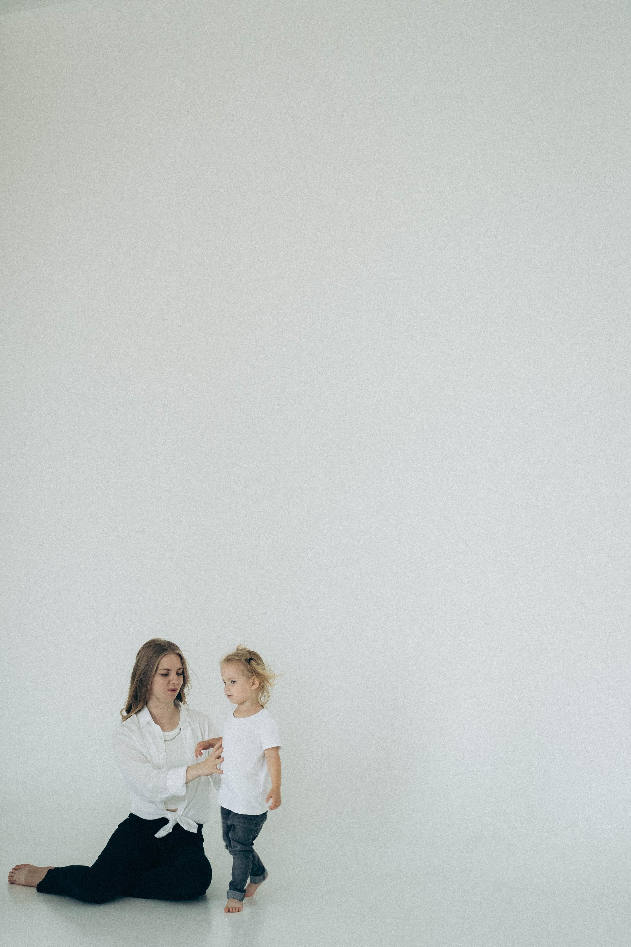 Мама и дочка в студии. Семейный фотограф в Екатеринбурге Падерина Таня