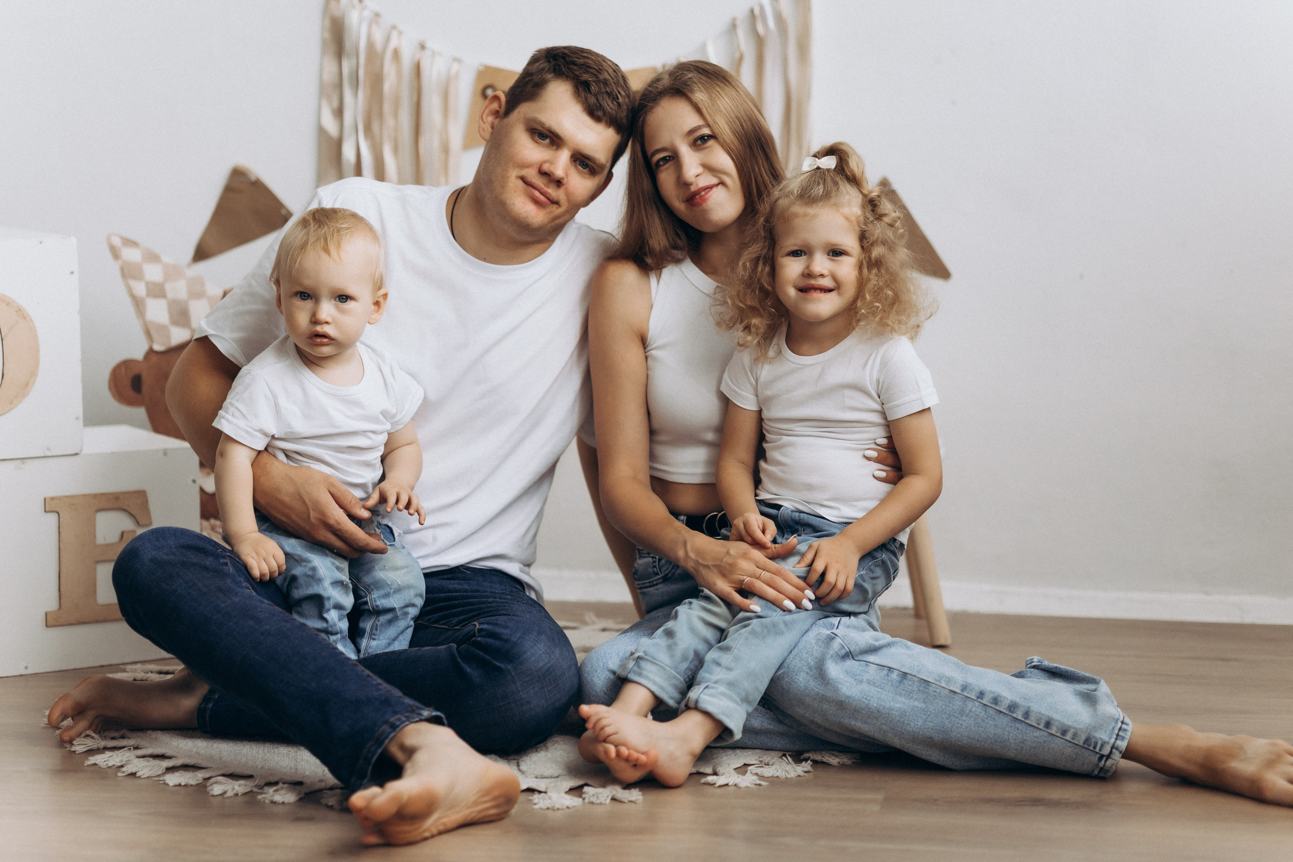 Алексей, Анастасия, Софа и Лев. Фотограф Нижний Новгород