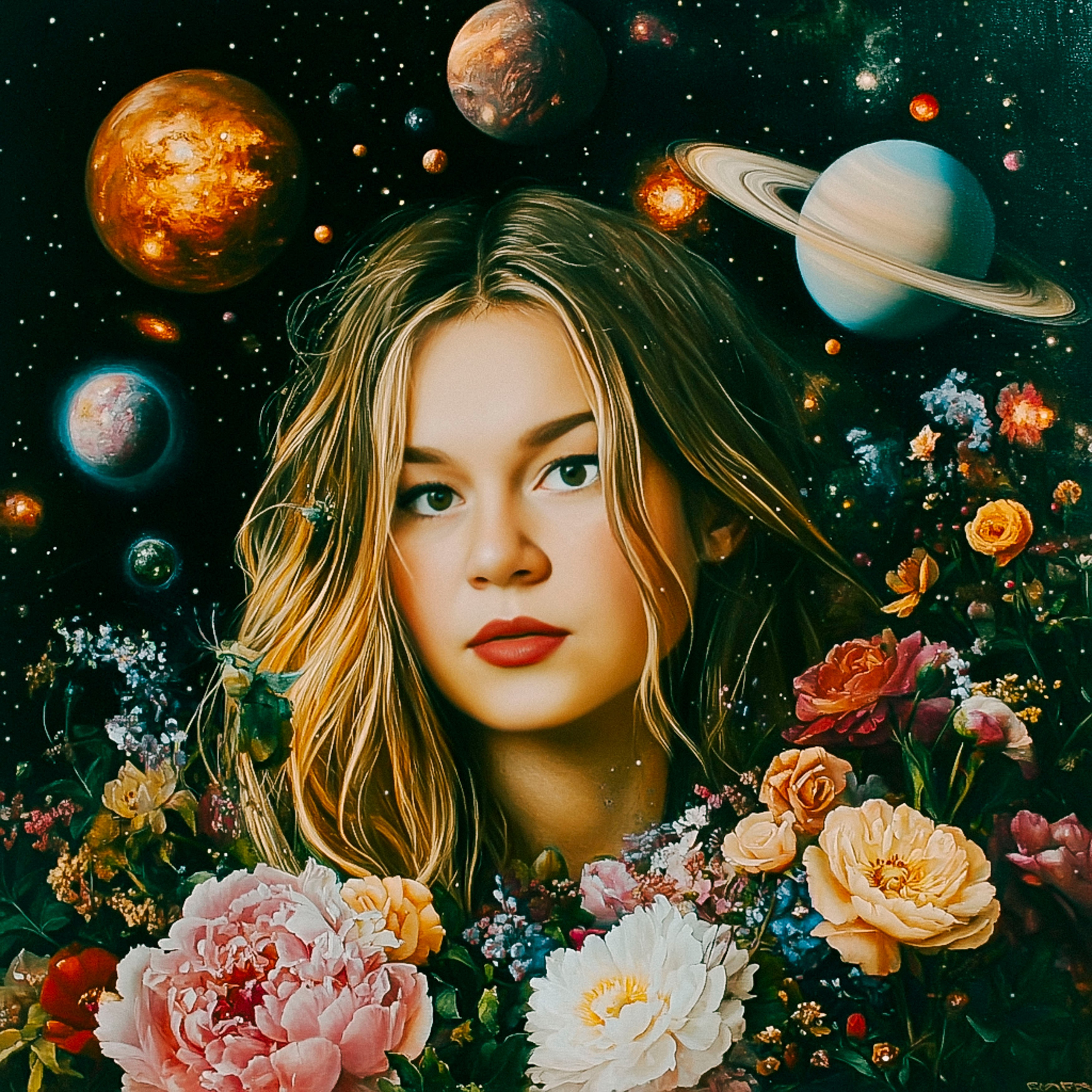 Нейрофотосессия для Екатерины. Космос. ФотоХудожник Харитонова Ирина г. Санкт-Петербург