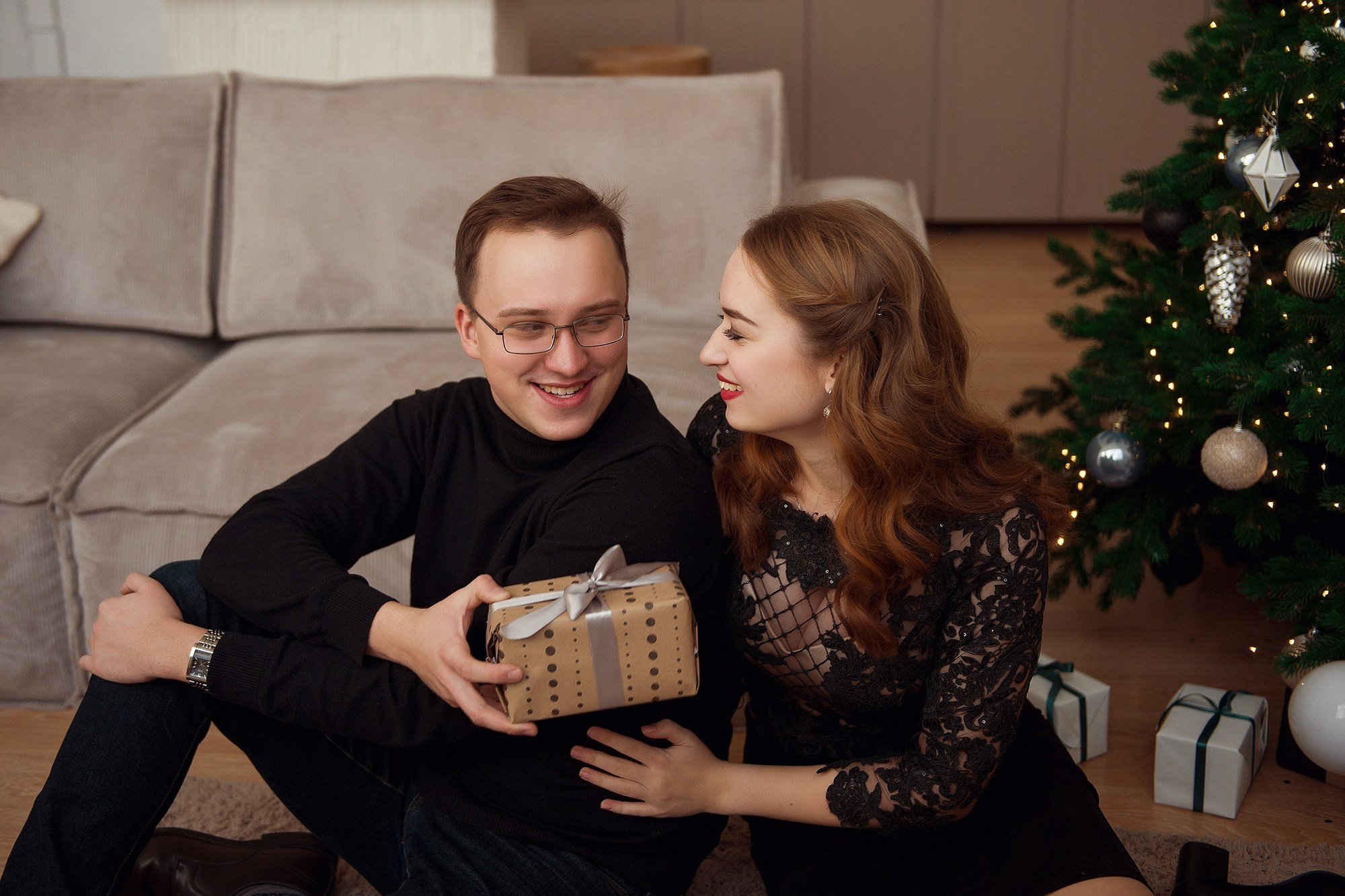 Новогодняя Love Story. Фотограф Кристина Гришина Рязань