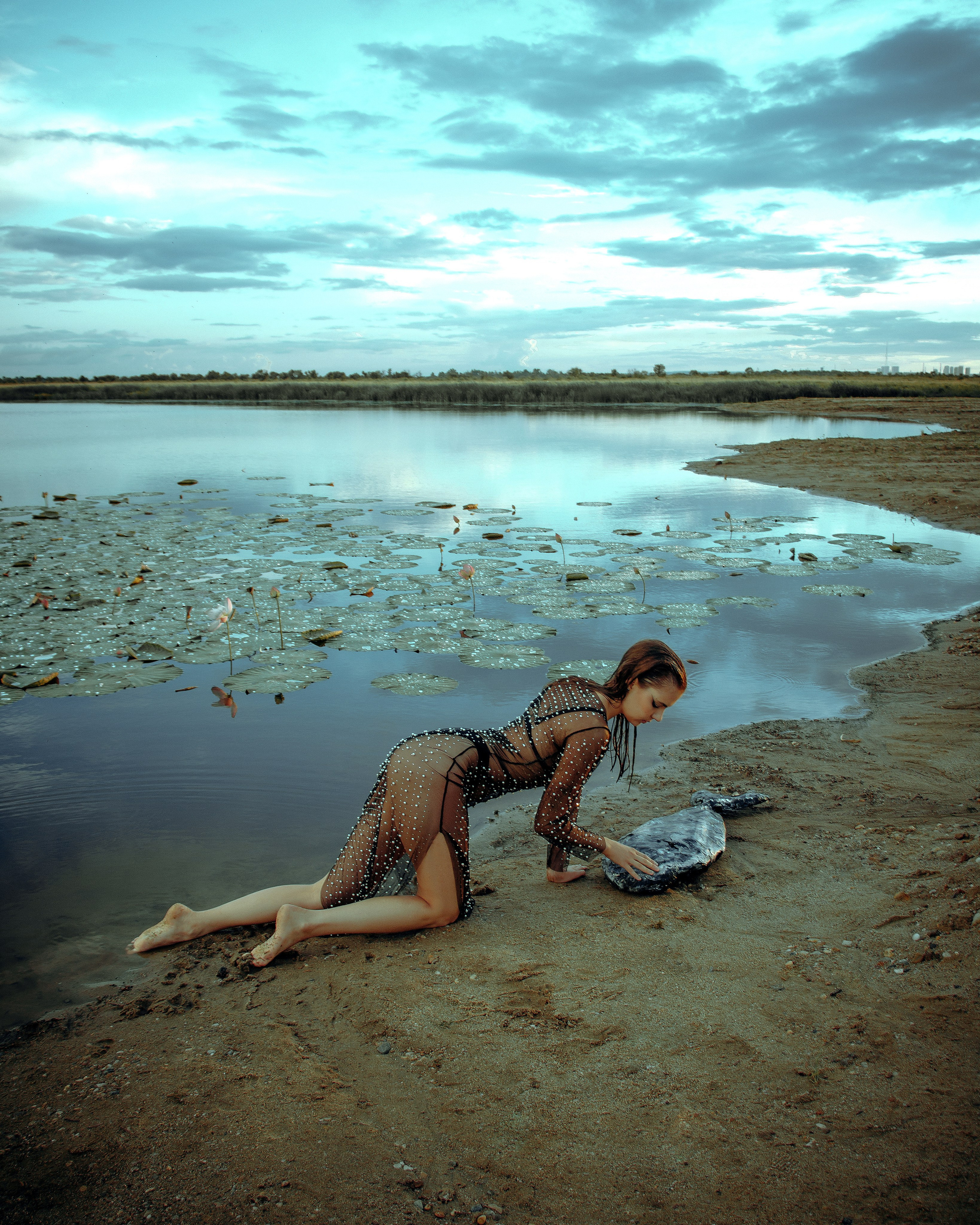 With fish. Блиновская Дарья|Арт-фотограф