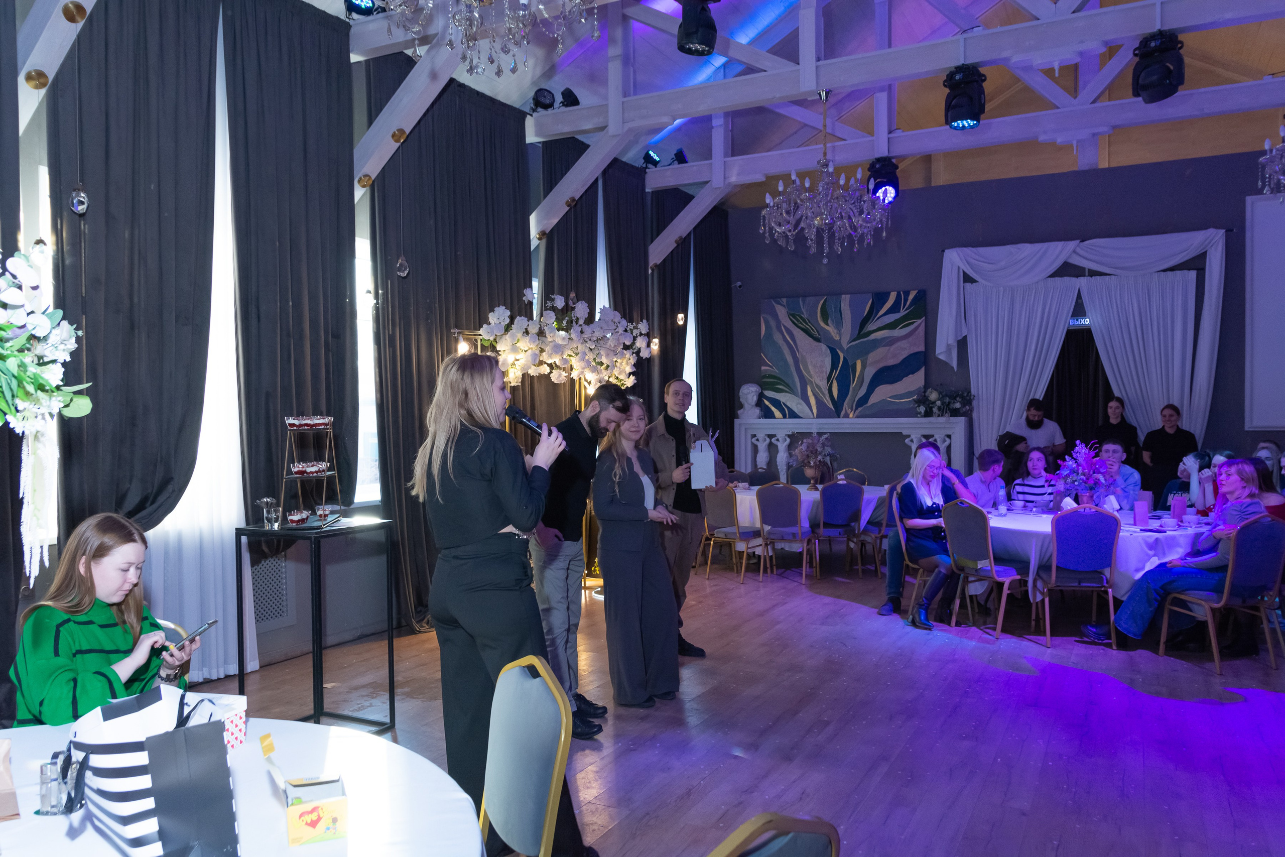 Свадебное чаепитие для молодоженов