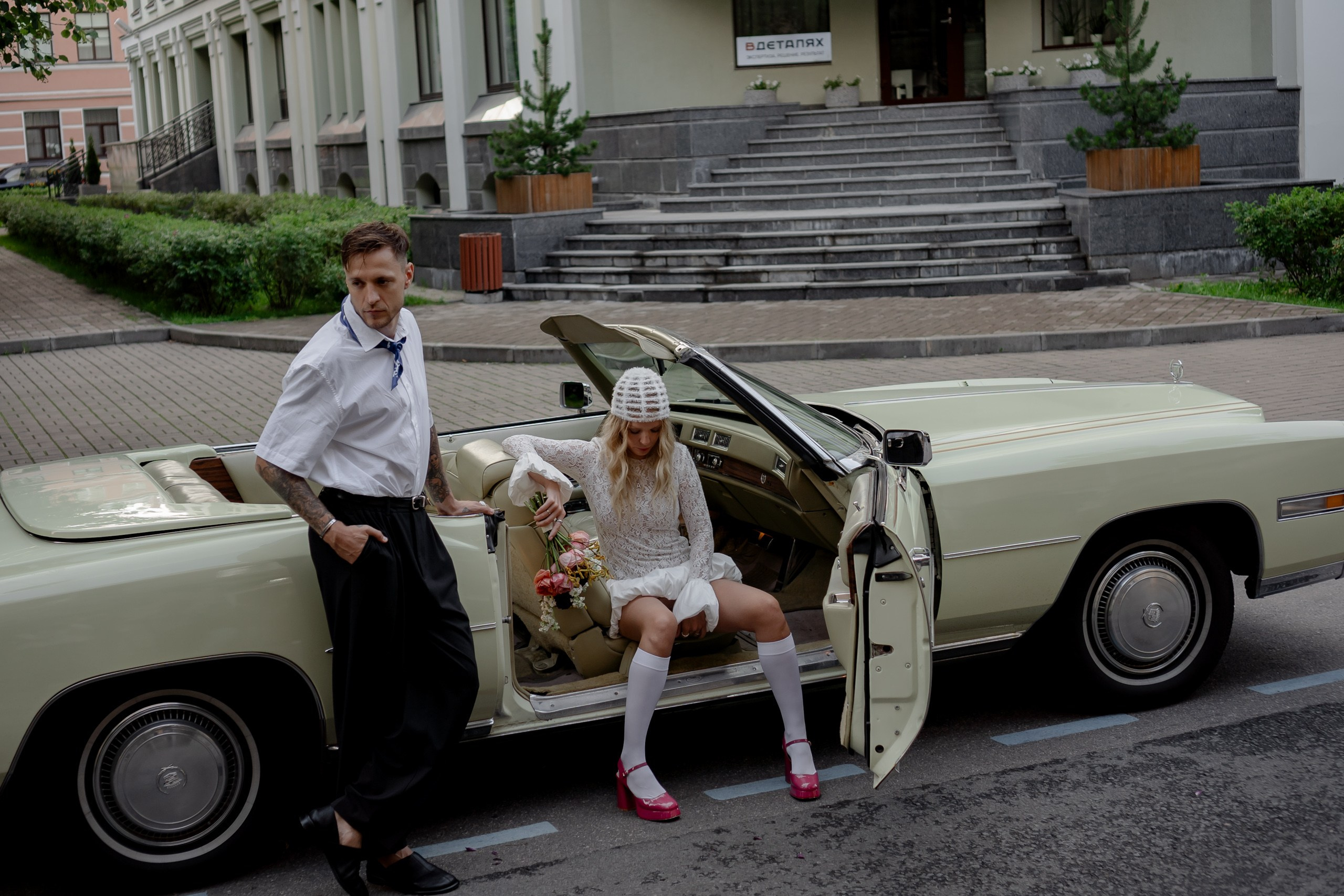 СВАДЕБНАЯ СЬЕМКА С КАБРИОЛЕТОМ В САНТК-ПЕТЕРБУРГЕ НА ПЕТРОГРАДКЕ В ОТЕЛЕ ПАНОРАМИКА. Профессиональный фотограф, Санкт-Петербург — Виктория Богомолова
