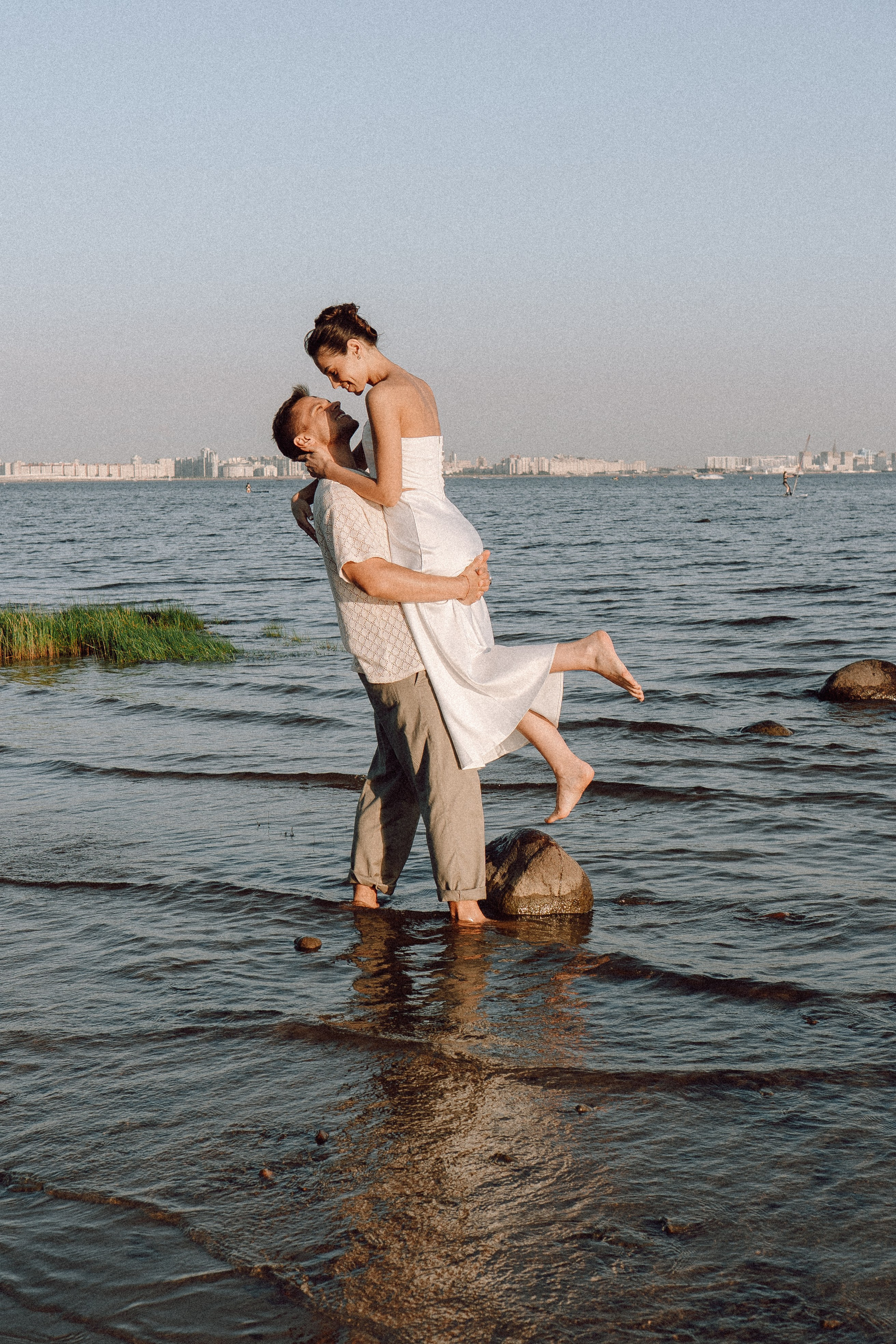 СВАДЕБНАЯ ФОТОСЕССИЯ ВЫЕЗДНОЙ ЦЕРЕМОНИИ (ФИНСКИЙ ЗАЛИВ). Профессиональный фотограф, Санкт-Петербург — Виктория Богомолова