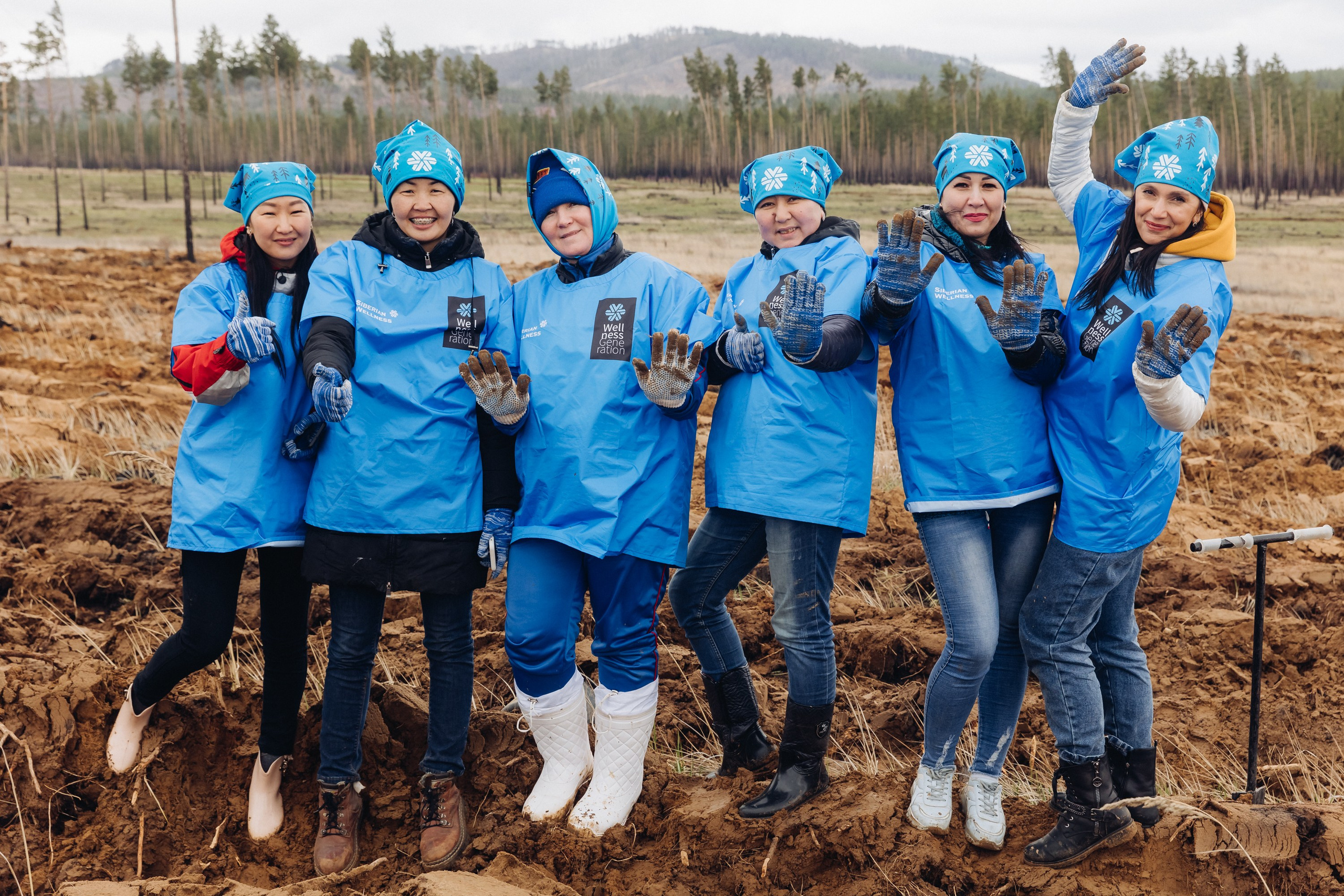 Siberian wellness. Ежегодная акция по посадке деревьев. Свадебный и семейный фотограф в Улан-Удэ