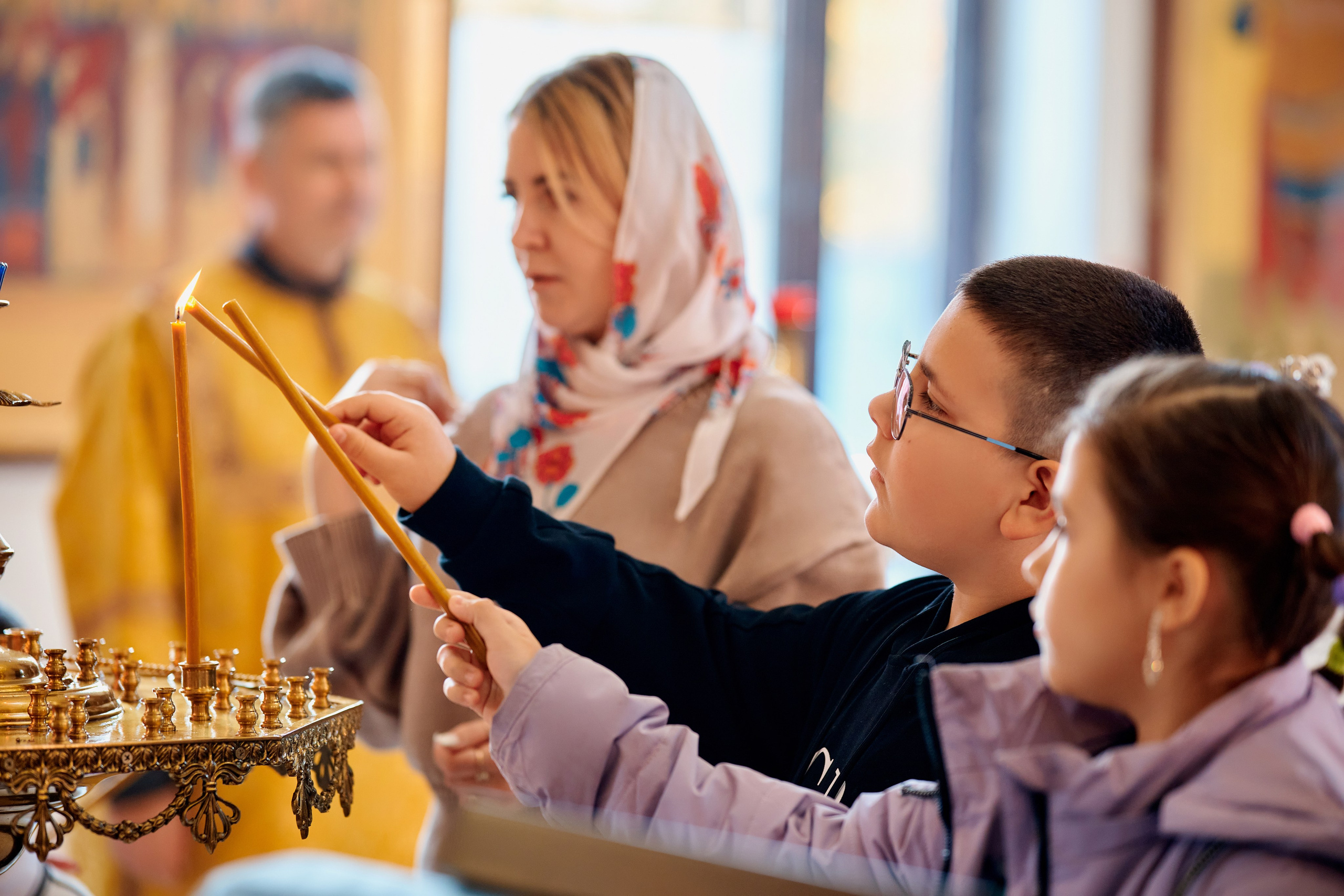 Крестины. Храм св. Серафима Саровского. Фотограф Таганрог Анна Трайжон