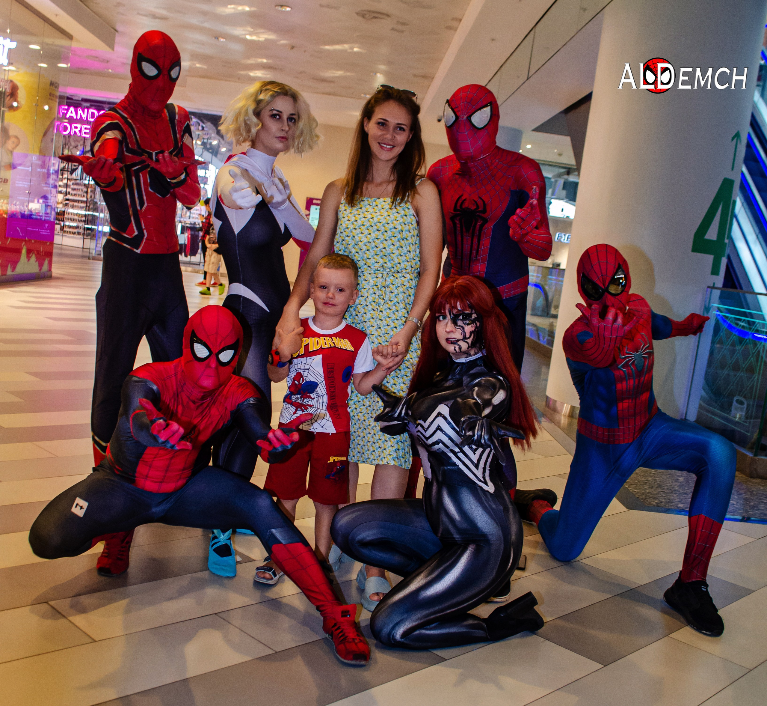 Фотосессия на Дне рождения Человека-Паука в Москве