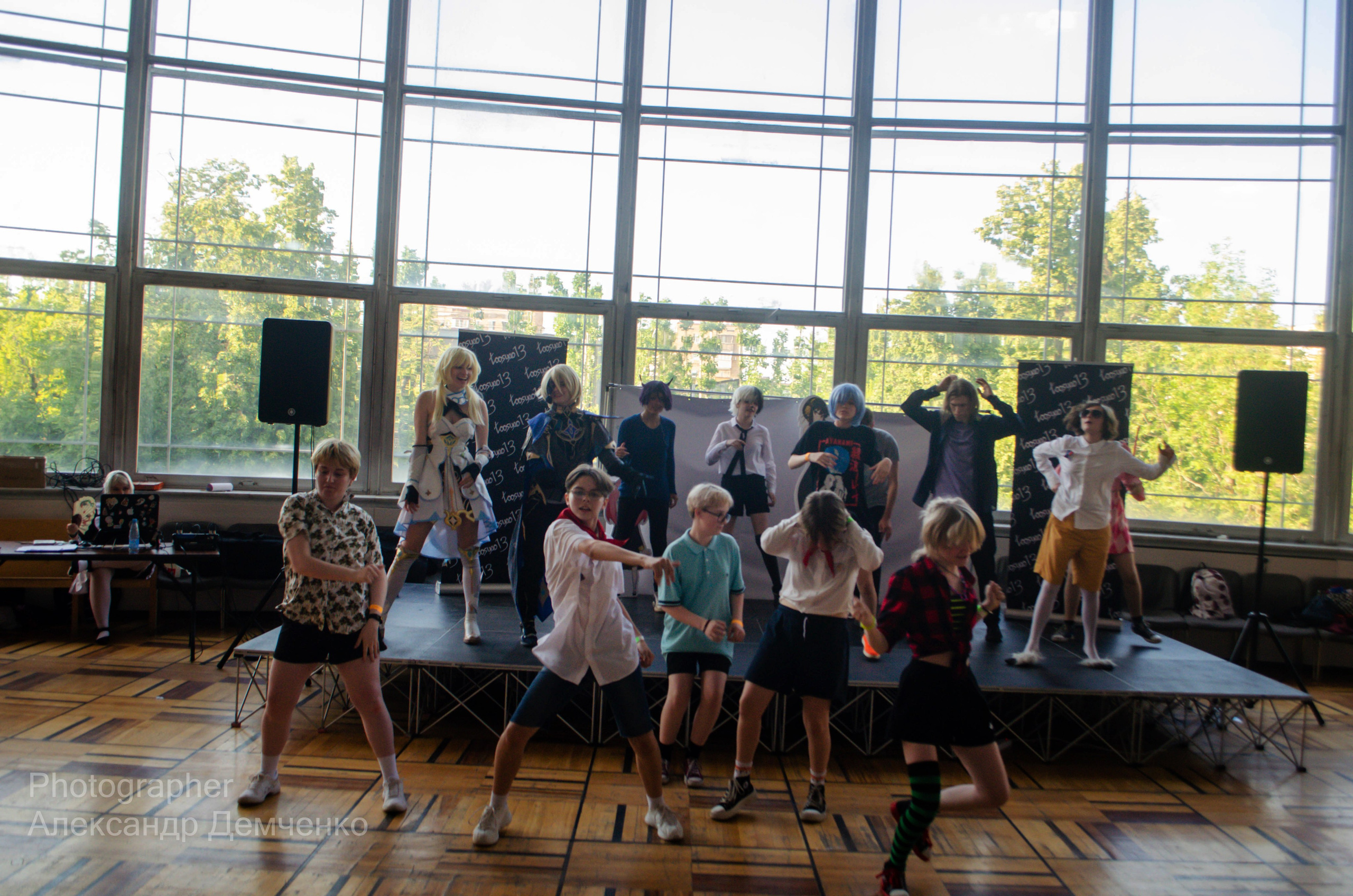 Фотосессия сцены в Москве на разных репортажных мероприятий