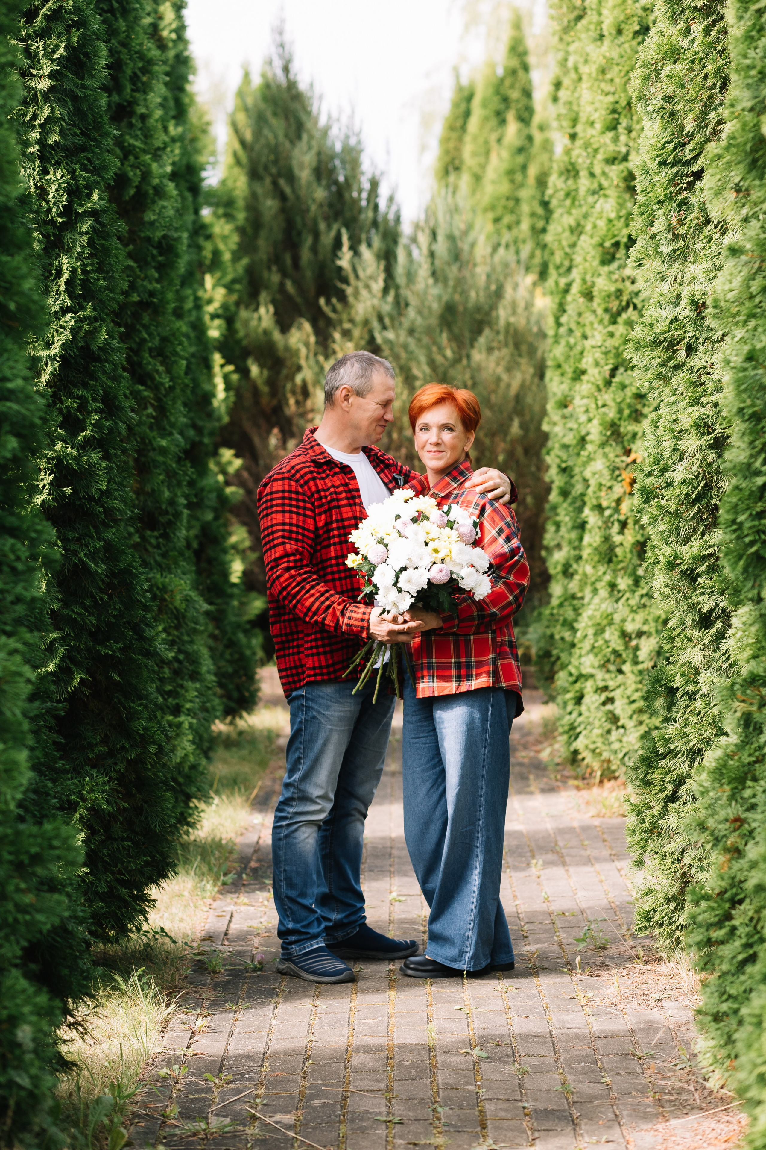 фотосессия пара 50 лет прогулка