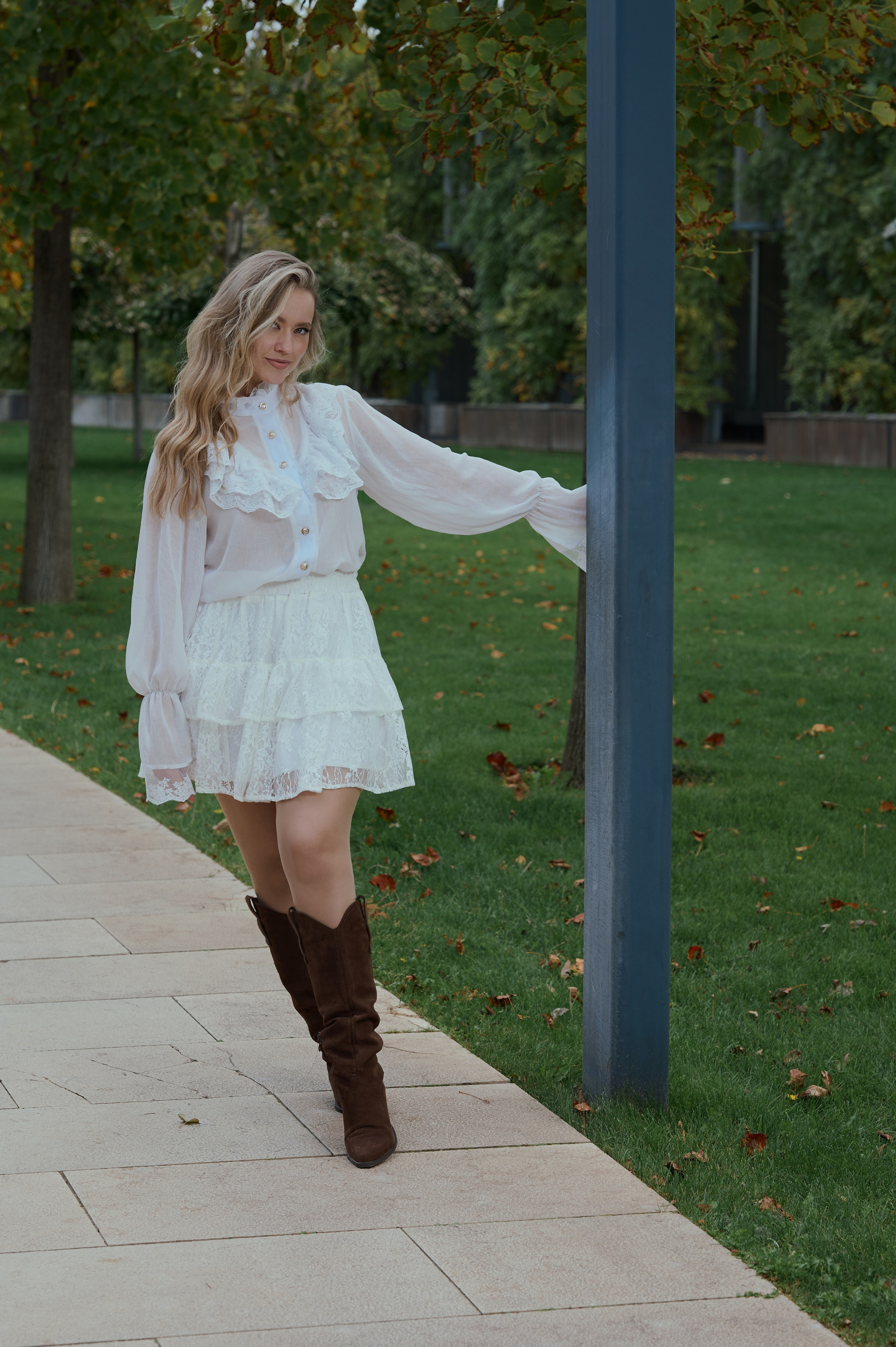 Прогулка по парку с Натальей. Портретный фотограф в Краснодаре Евгений Карпов