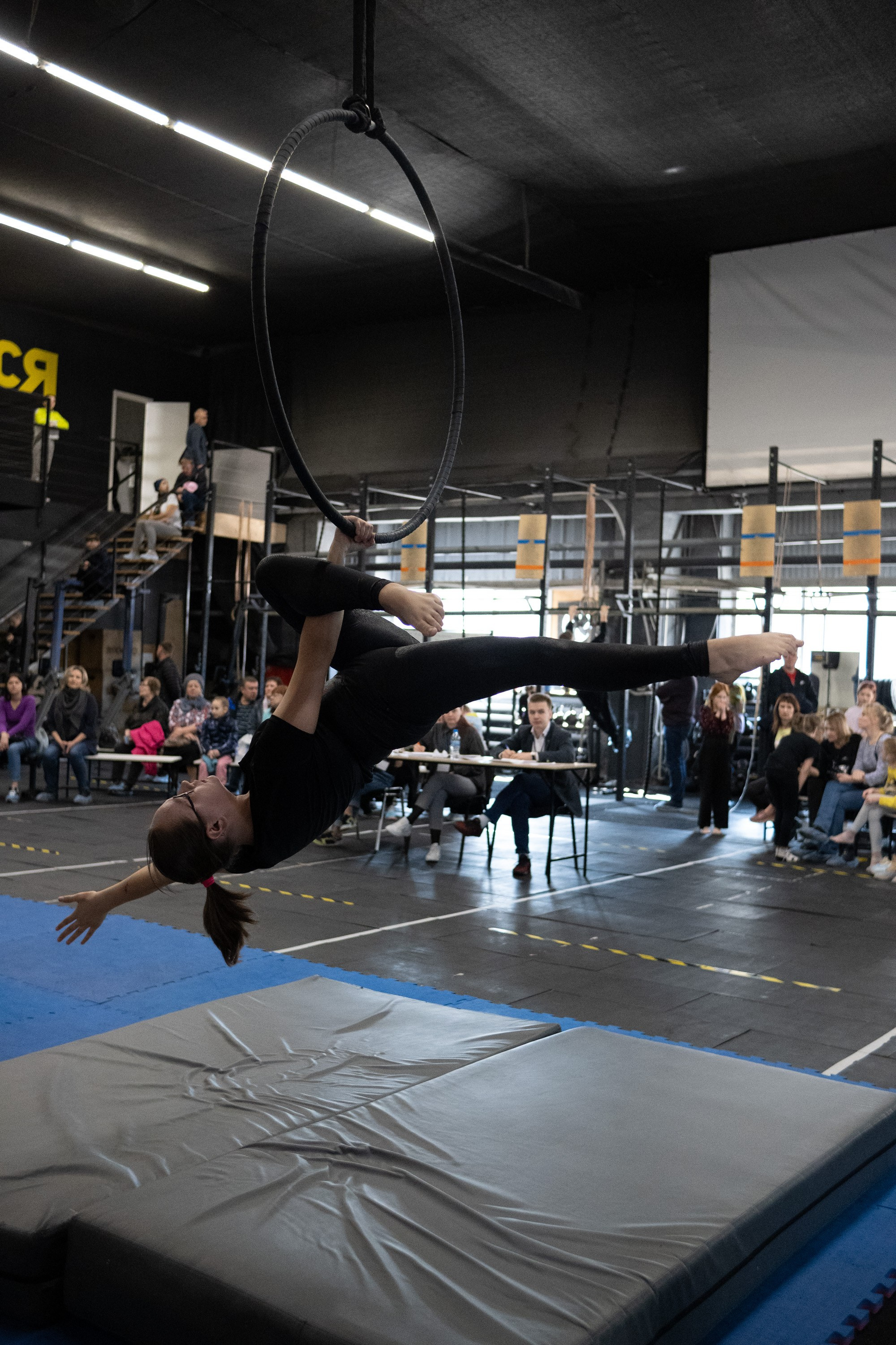 Внутриклубные соревнования по воздушной гимнастике 02.04.23