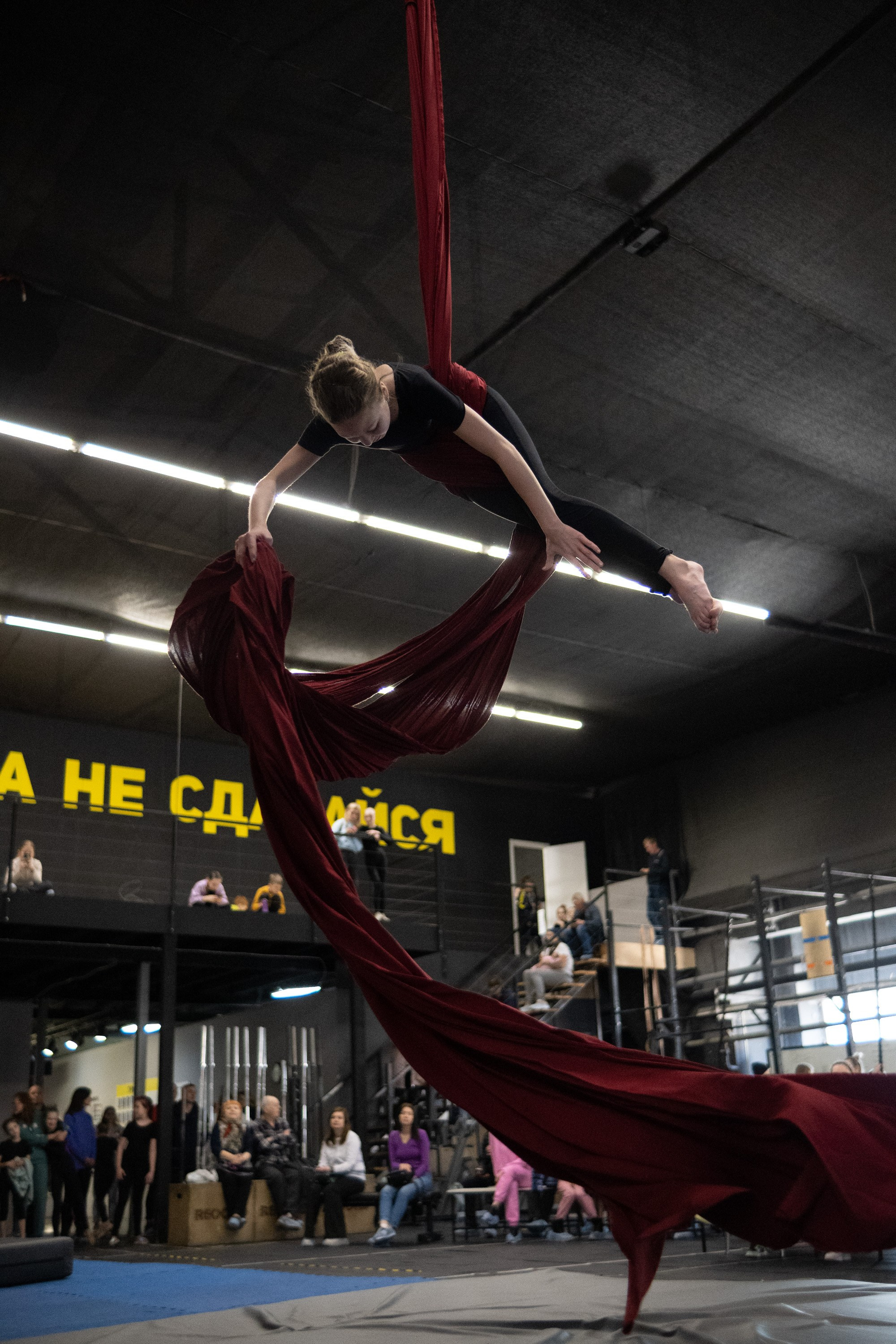 Внутриклубные соревнования по воздушной гимнастике 02.04.23