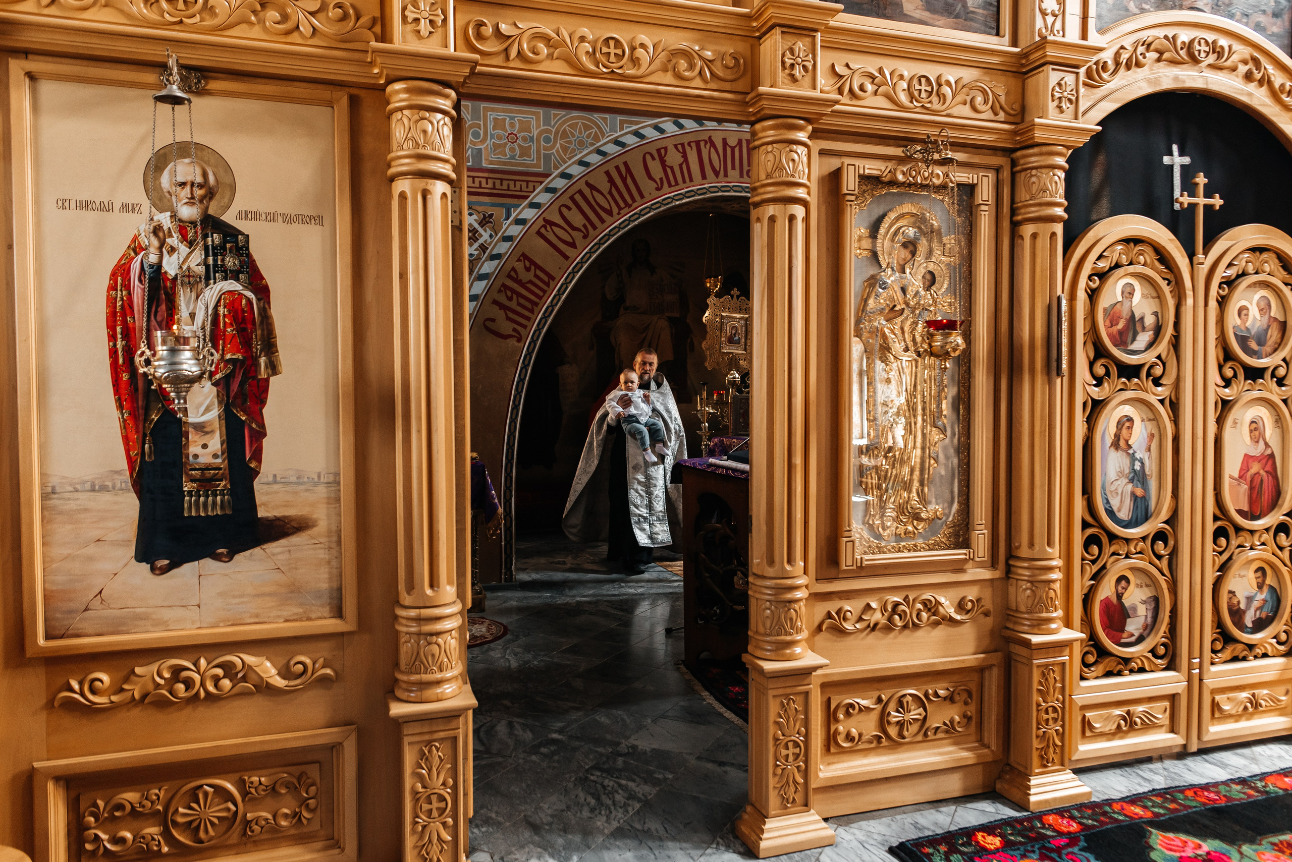 Крещение Матвея. Детский и семейный фотограф выпускной альбом Приморско-Ахтарск