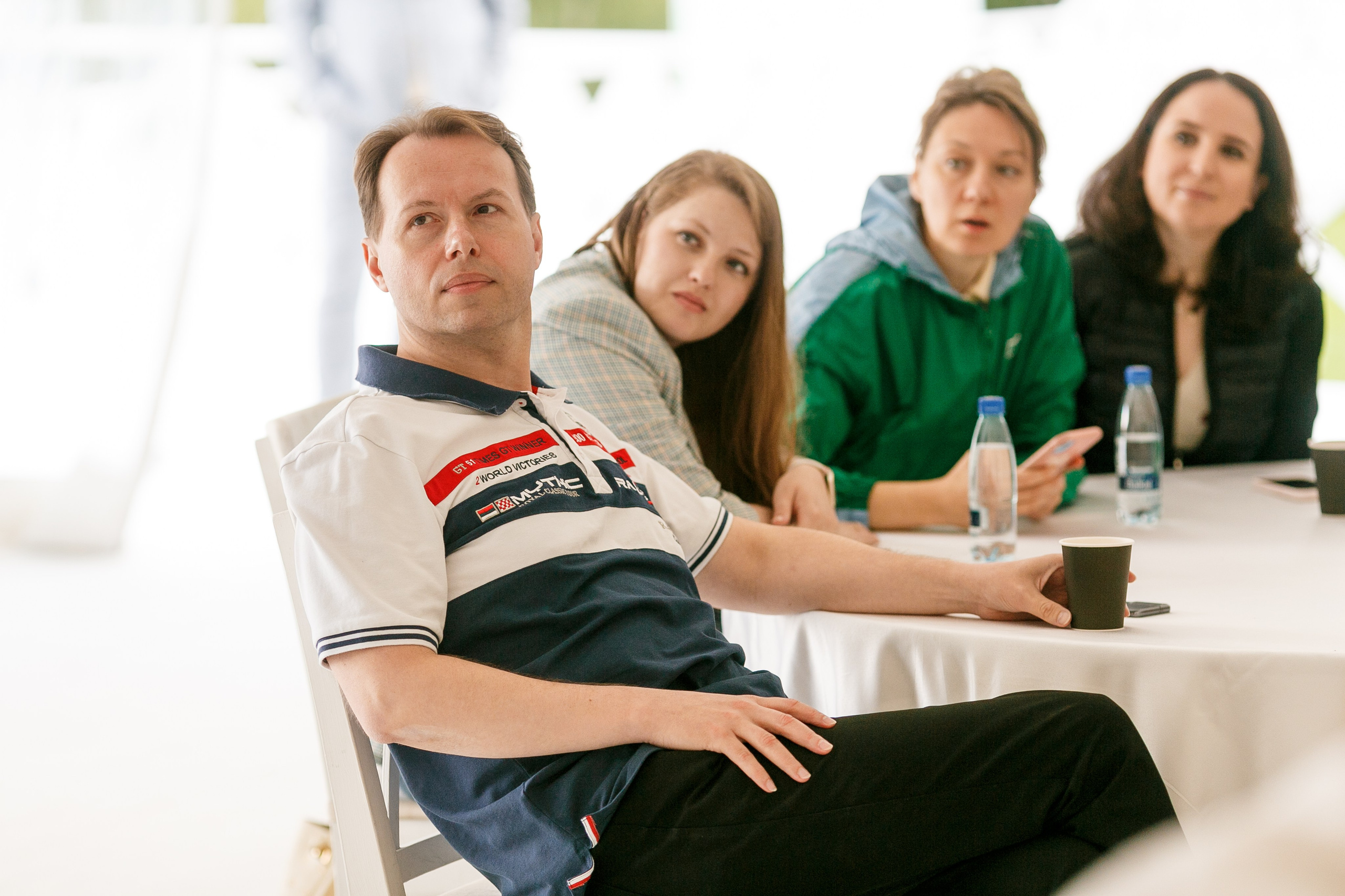 Выездной коучинг на берегу Строгинской поймы. Репортажный фотограф Борис Геер