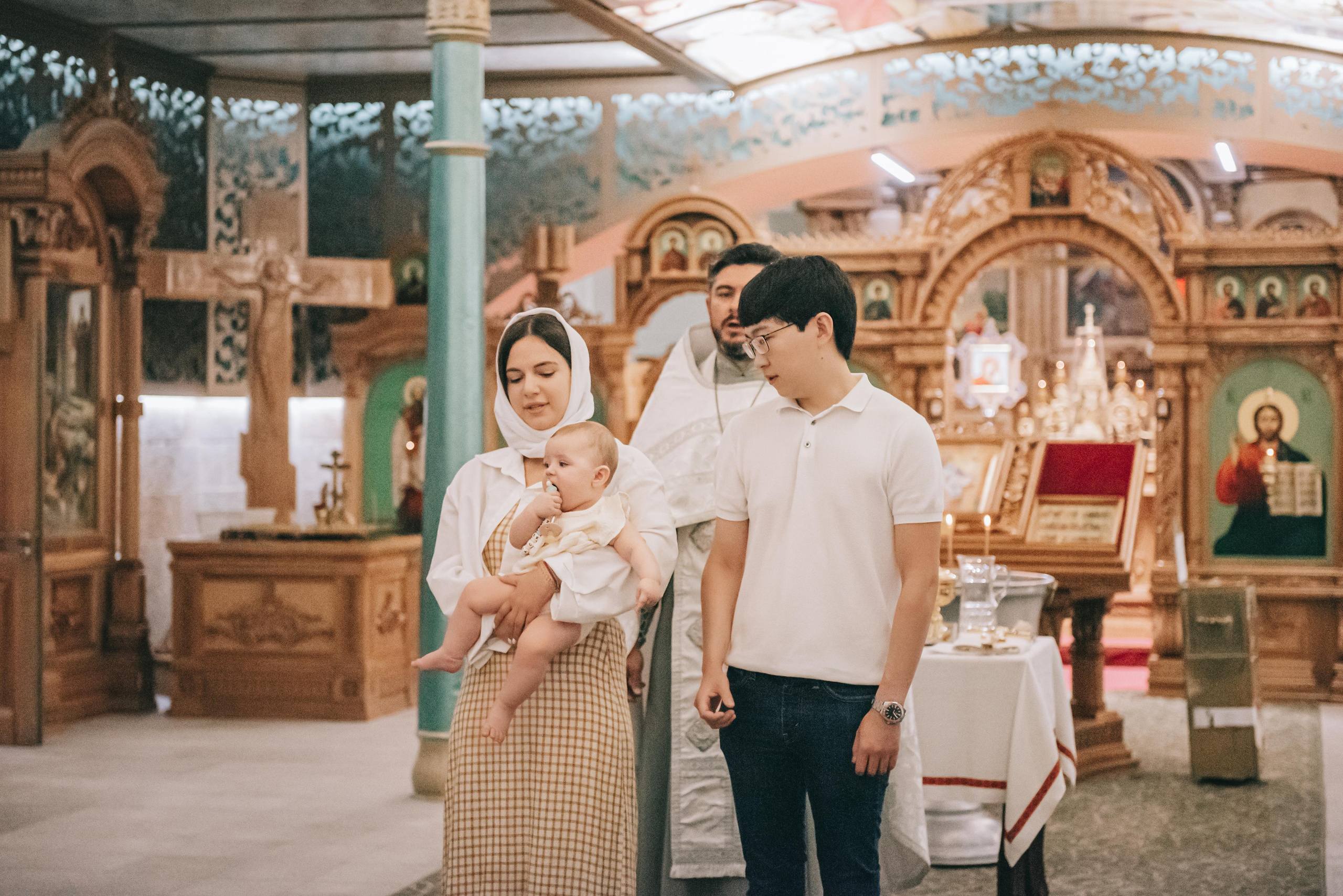 Крещение Василисы. Фотограф в Краснодаре Зеленкина Дарья