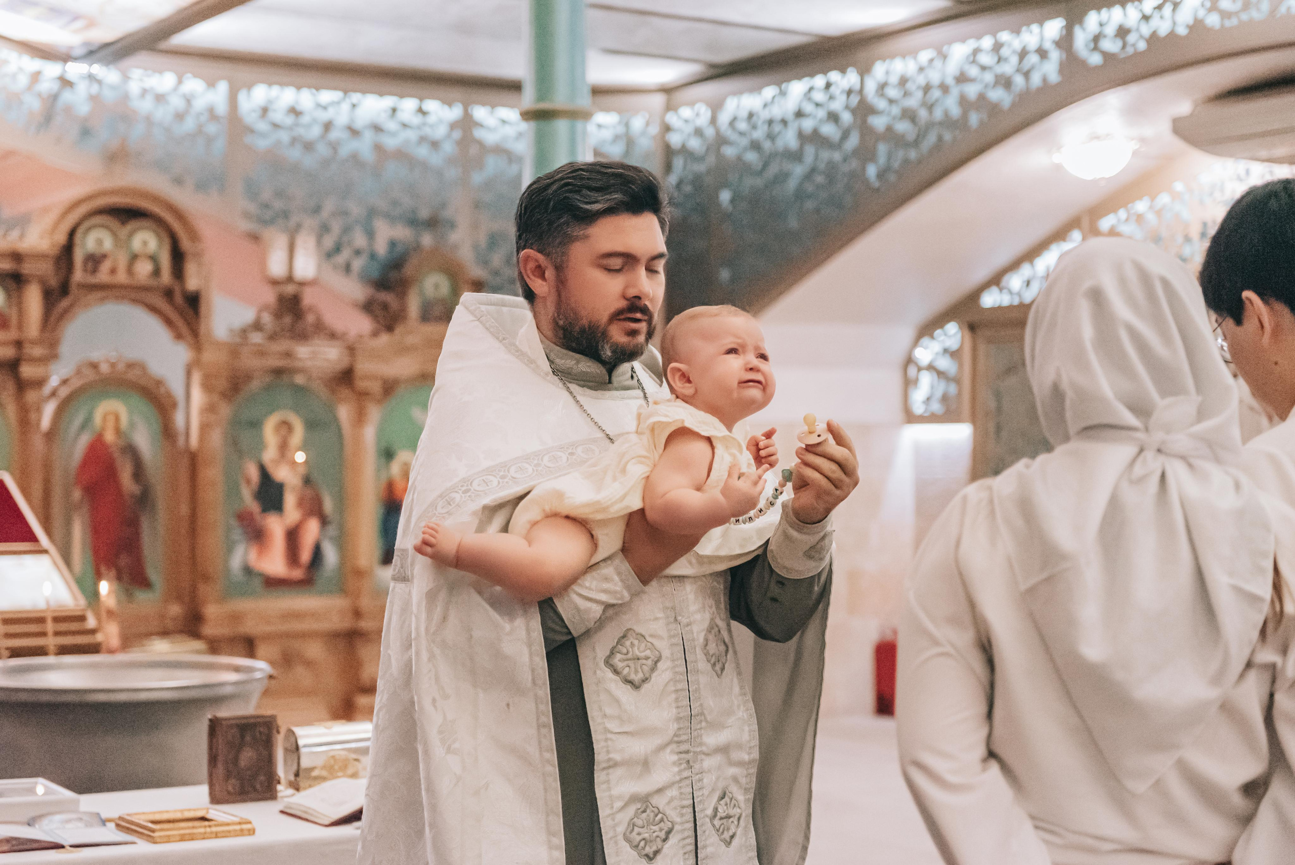 Крещение Василисы. Фотограф в Краснодаре Зеленкина Дарья