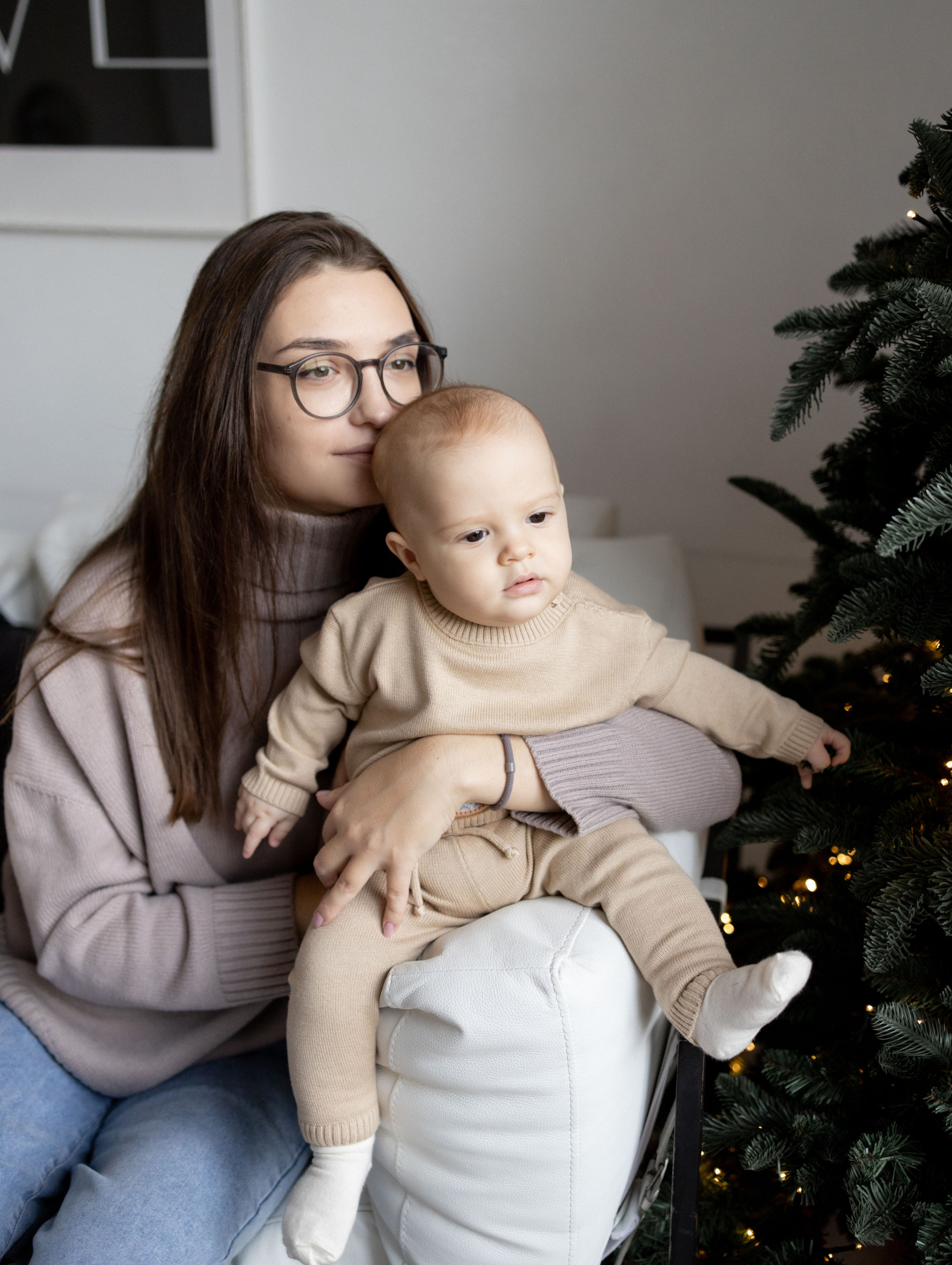 Новый год Давид, Лена, Леван. Фотограф Дарья Соколовская