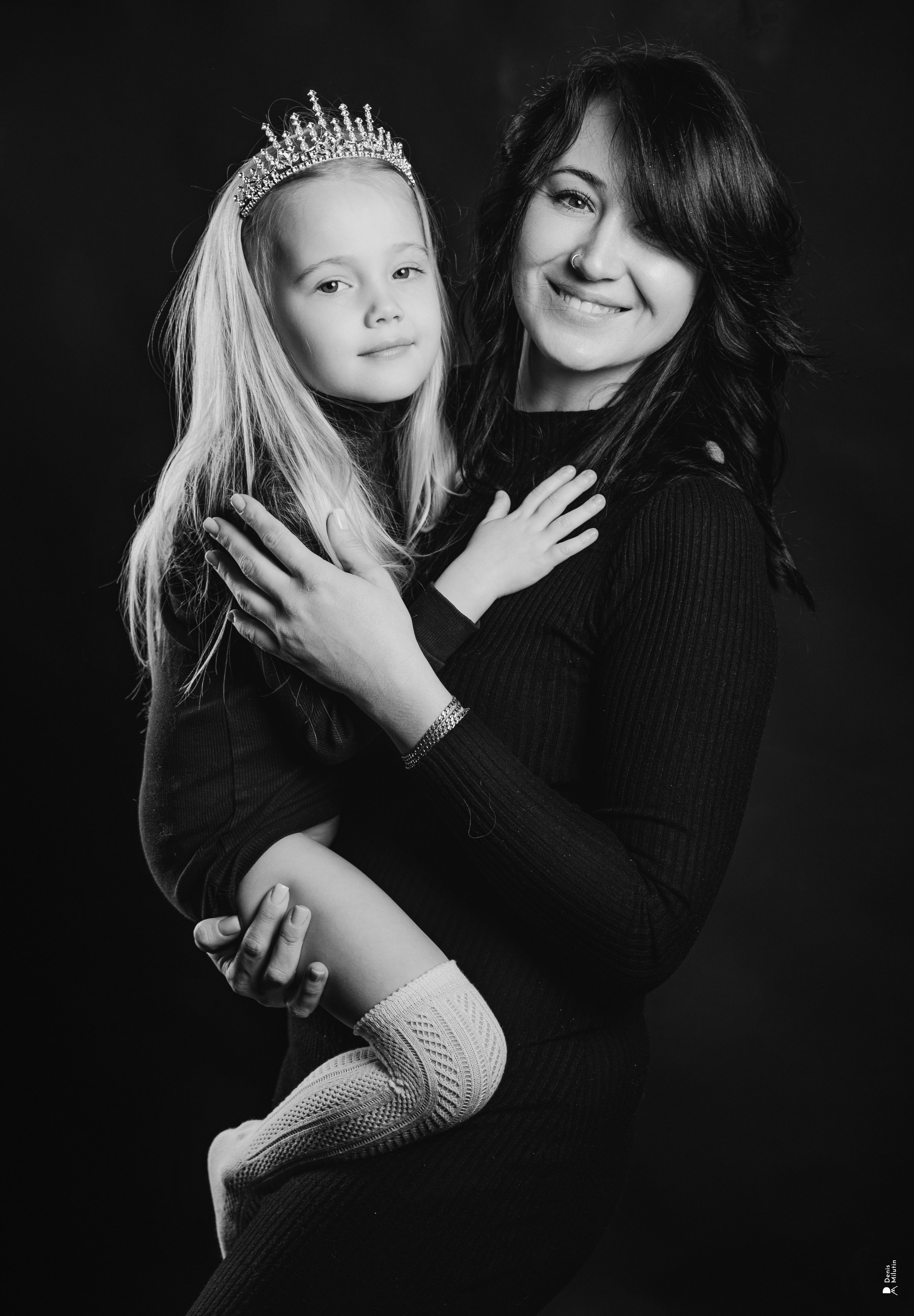 Катя и дочка. Портретный фотограф Денис Милютин