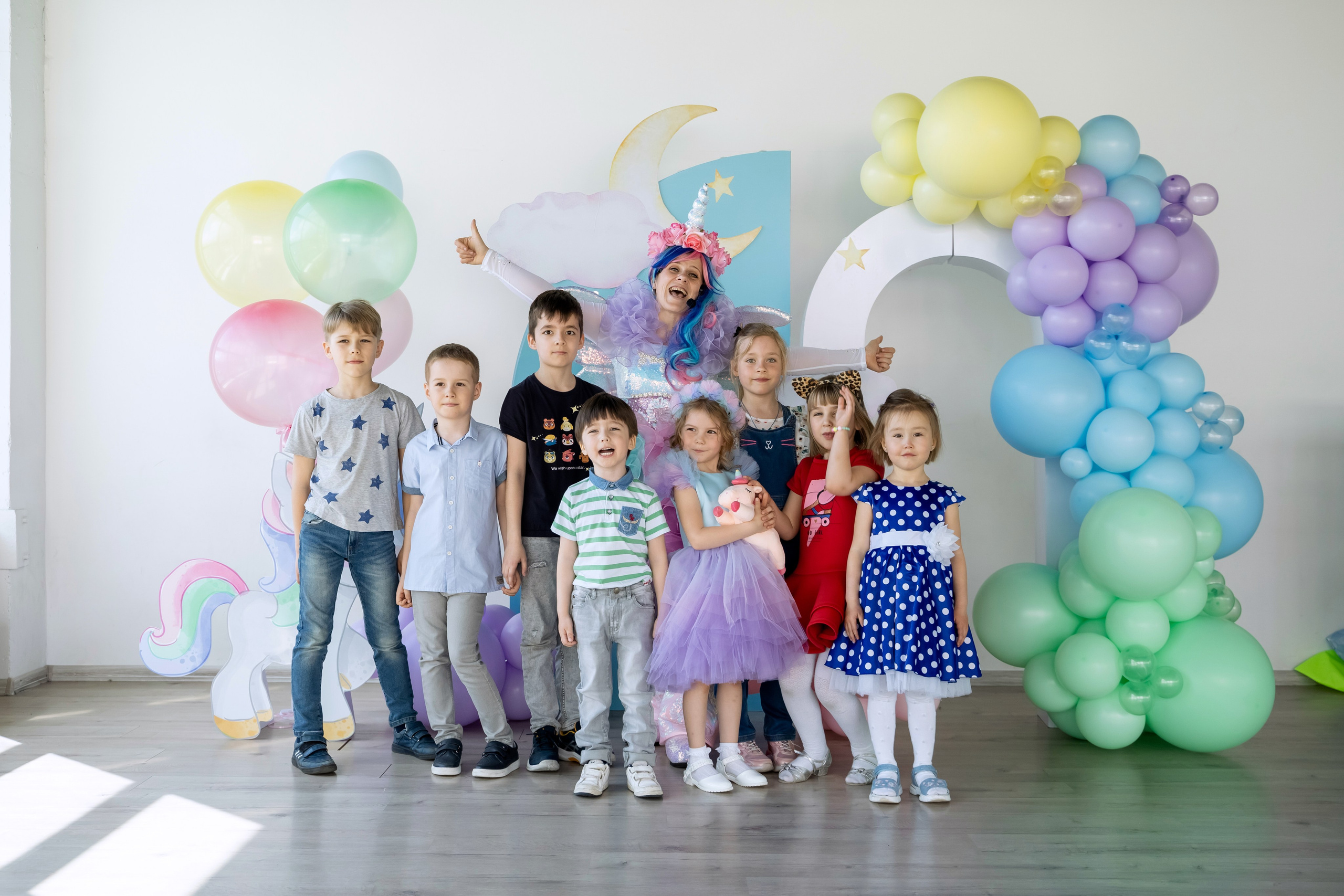 День Рождения с единорожкой. Фотограф в Одинцово, Москве