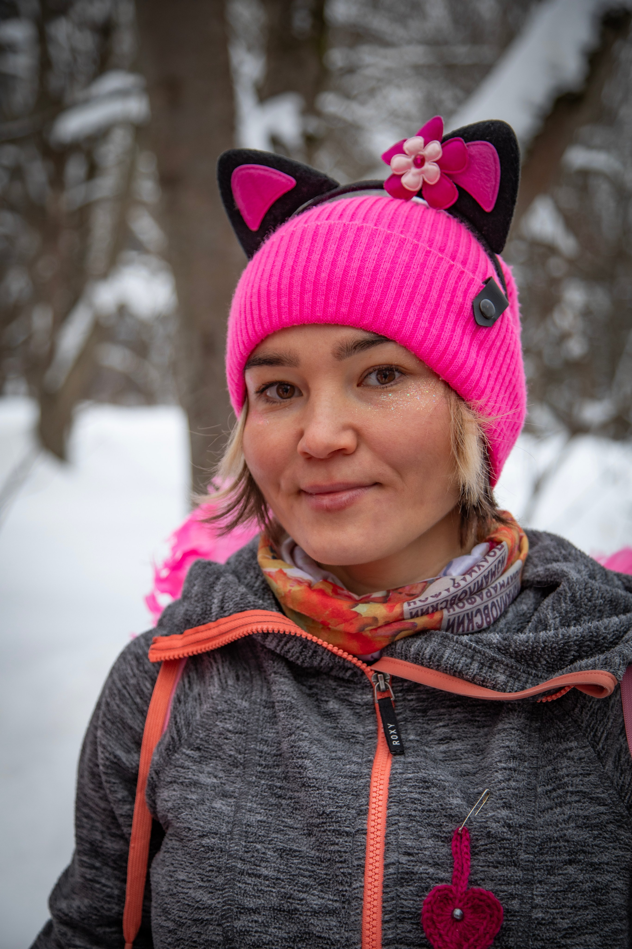 5 вёрст в Тушино, День влюбленных, 91 забег, 17 февраля 2024 г. Фотограф Сергей Ловкий