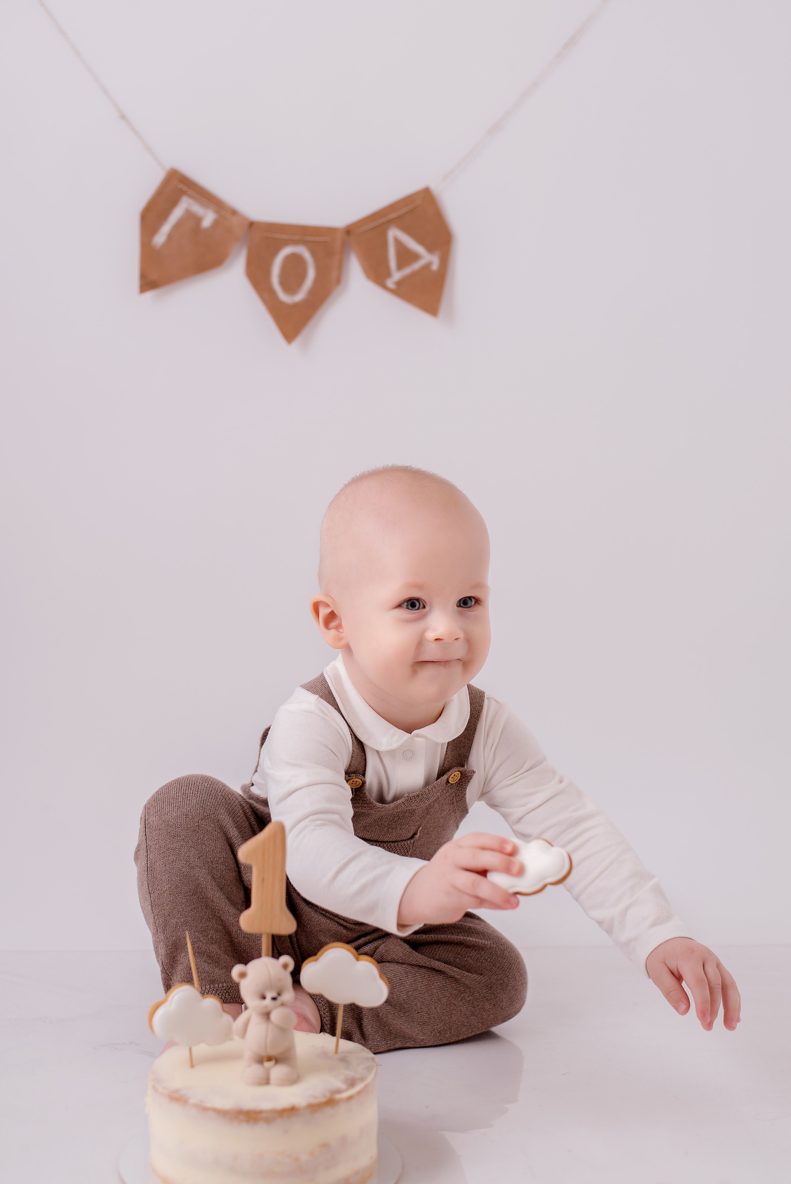 1 год семейная. Детский фотограф в Долгопрудном и Москве