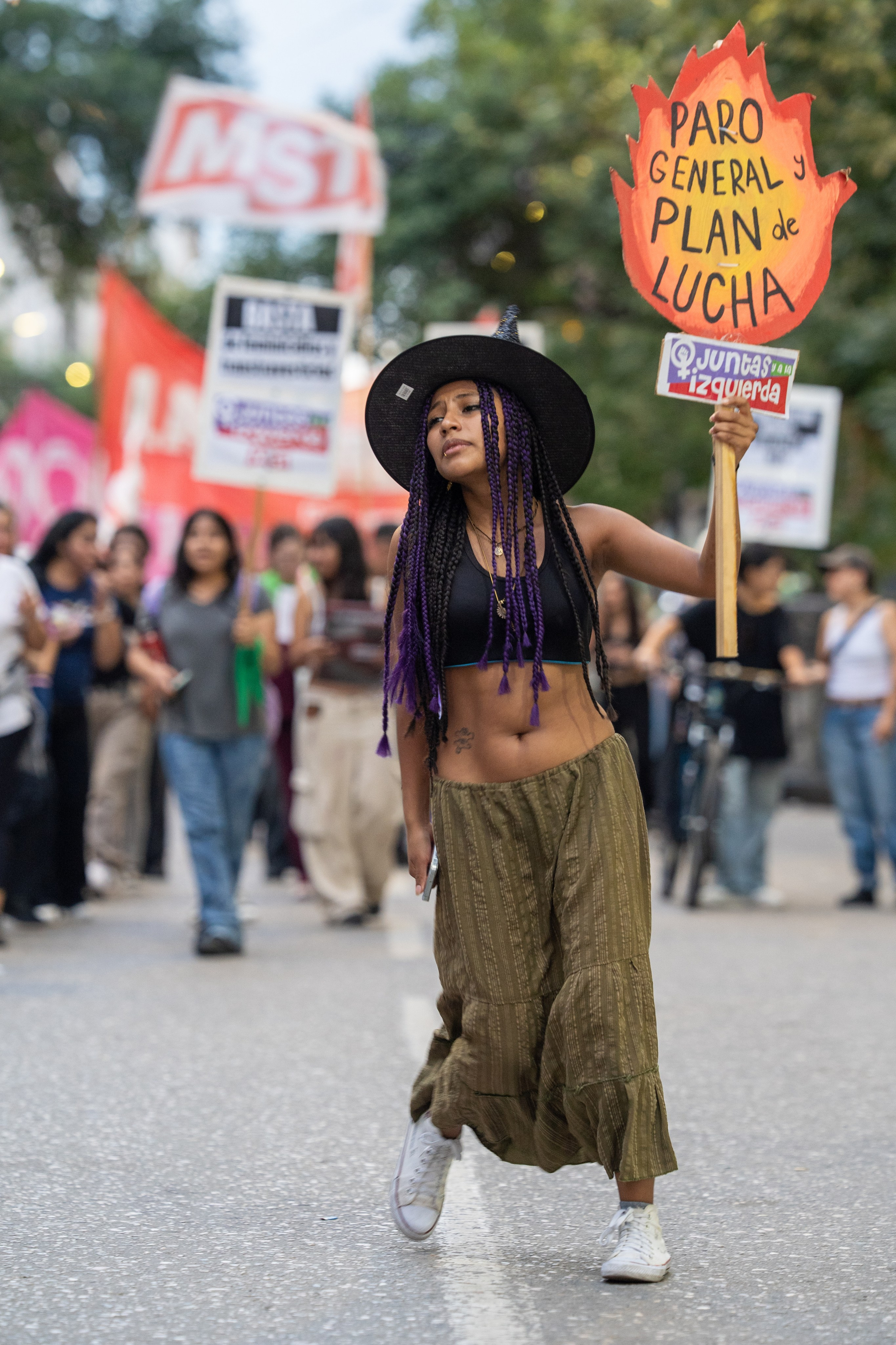8 de marzo en Argentina. Arte de Shanti Alex