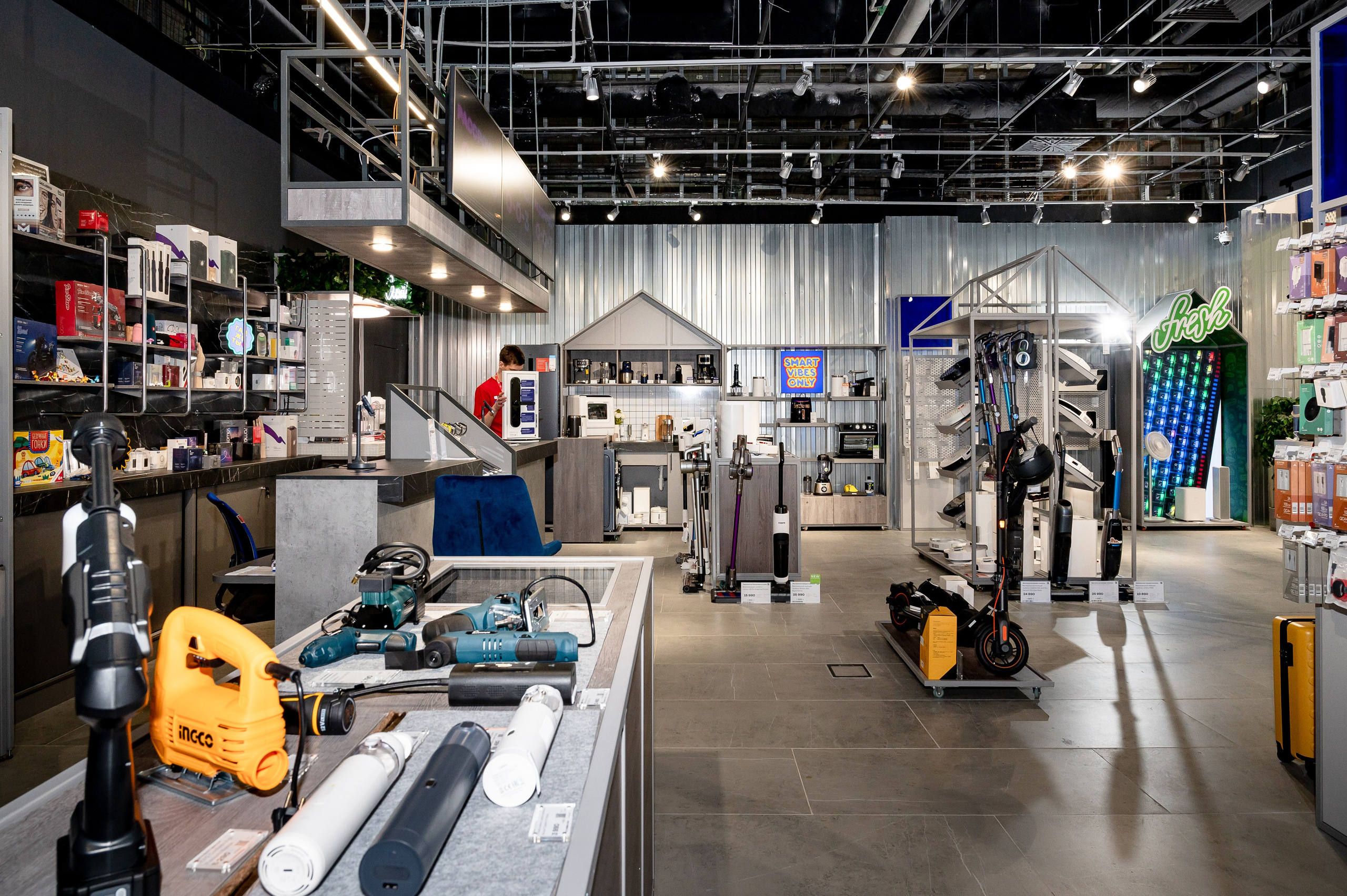 Фотосъёмка интерьера магазина