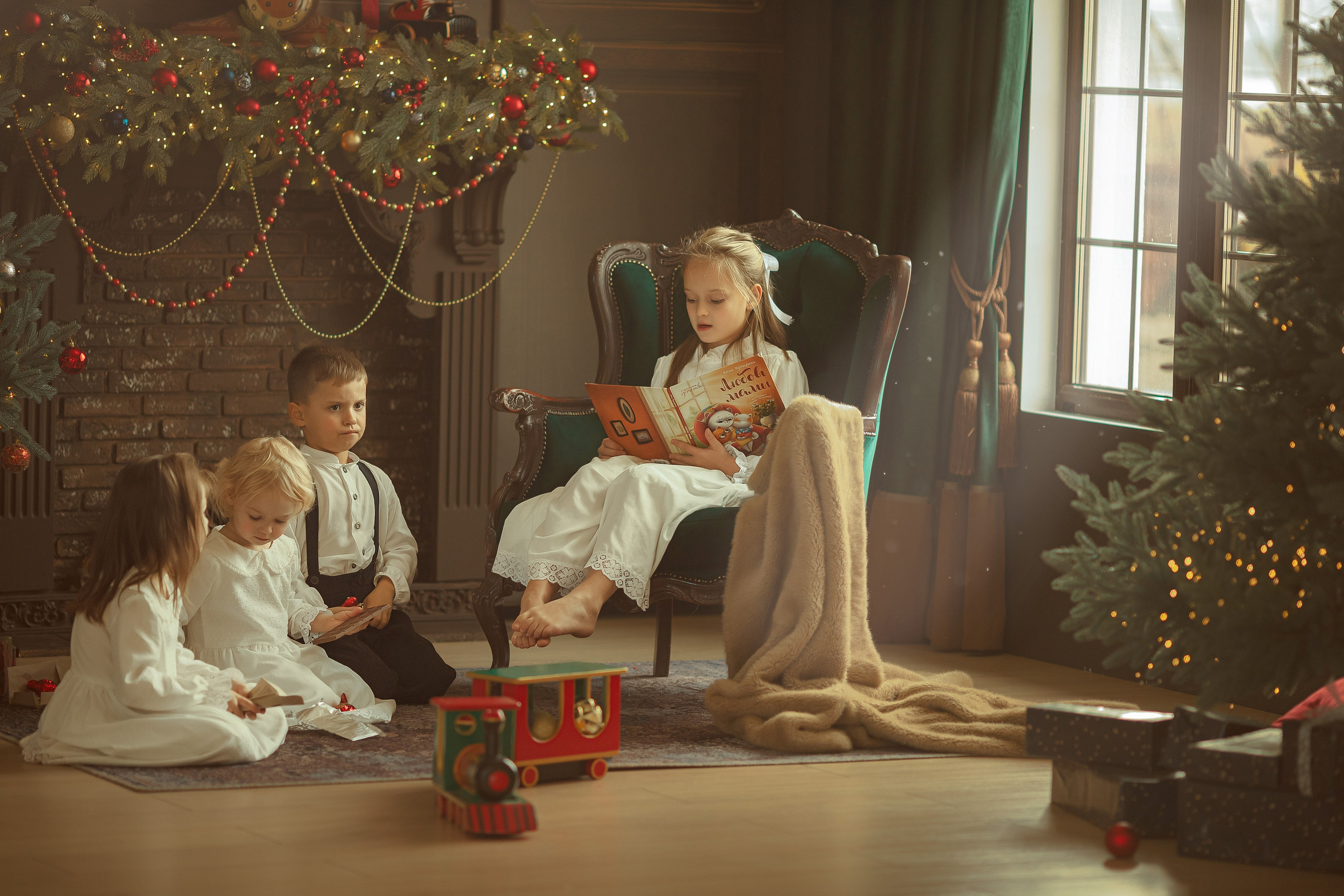 Новогоднее утро. Семейный и детский фотограф в Крыму Екатерина Швец